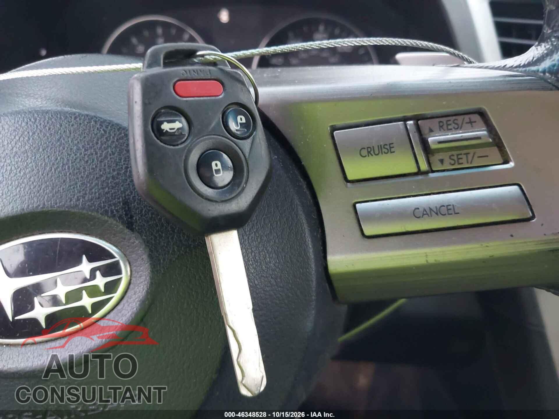 SUBARU OUTBACK 2011 - 4S4BRBCC8B3359156