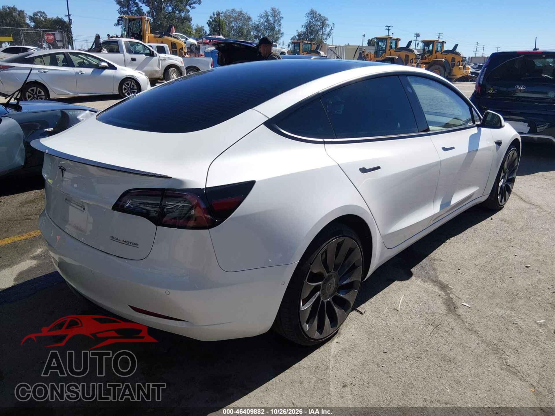 TESLA MODEL 3 2022 - 5YJ3E1EC7NF210921