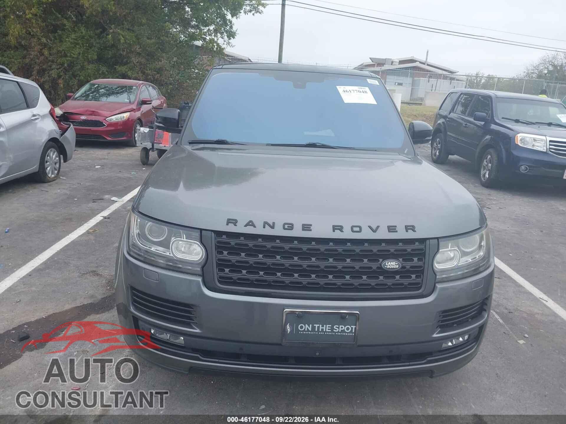 LAND ROVER RANGE ROVER 2016 - SALGS2EF9GA266762