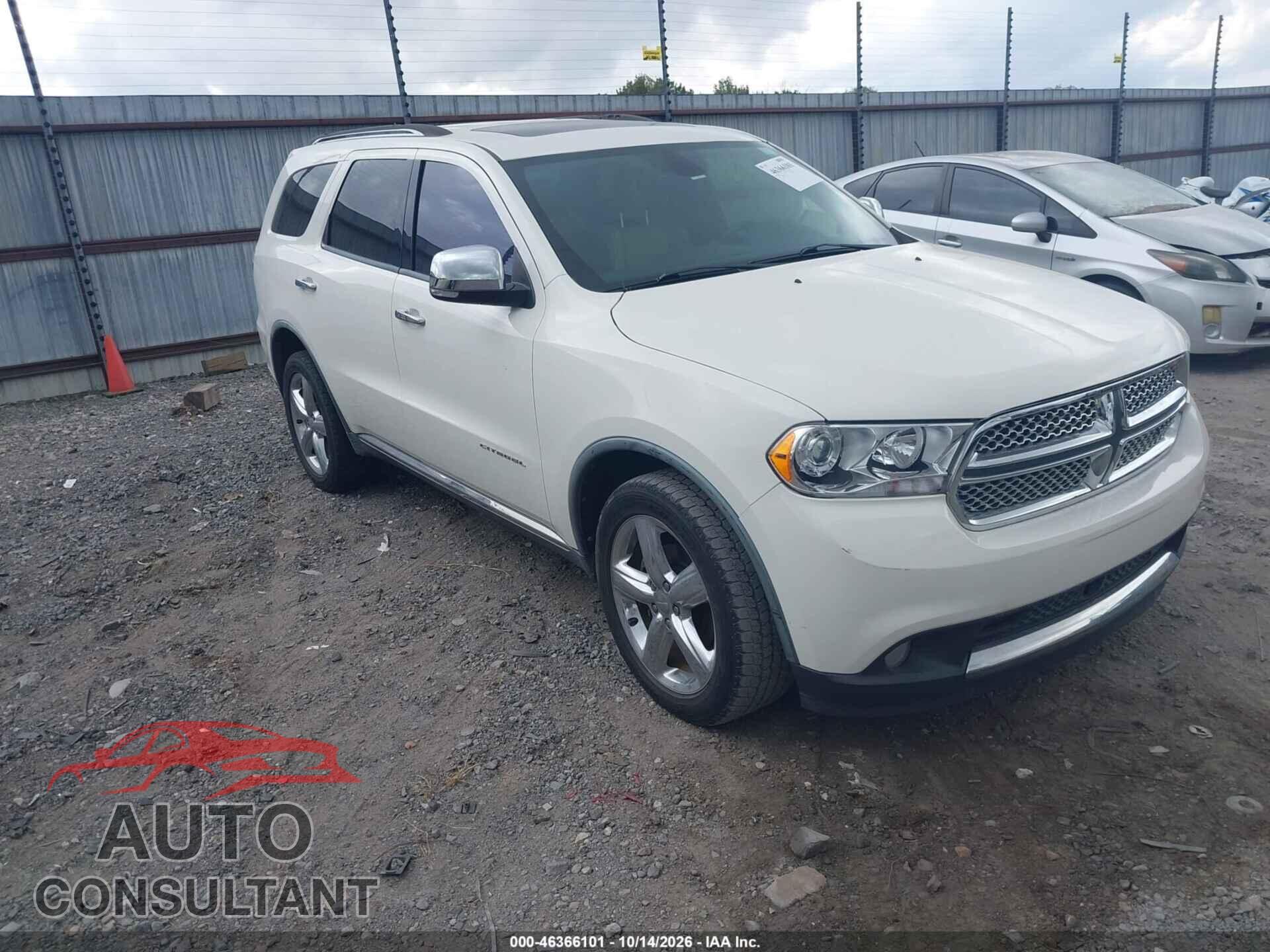DODGE DURANGO 2011 - 1D4RD5GG7BC613619