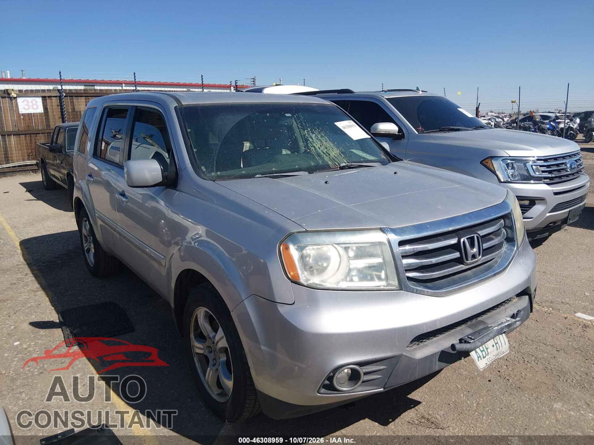 HONDA PILOT 2012 - 5FNYF4H71CB085446
