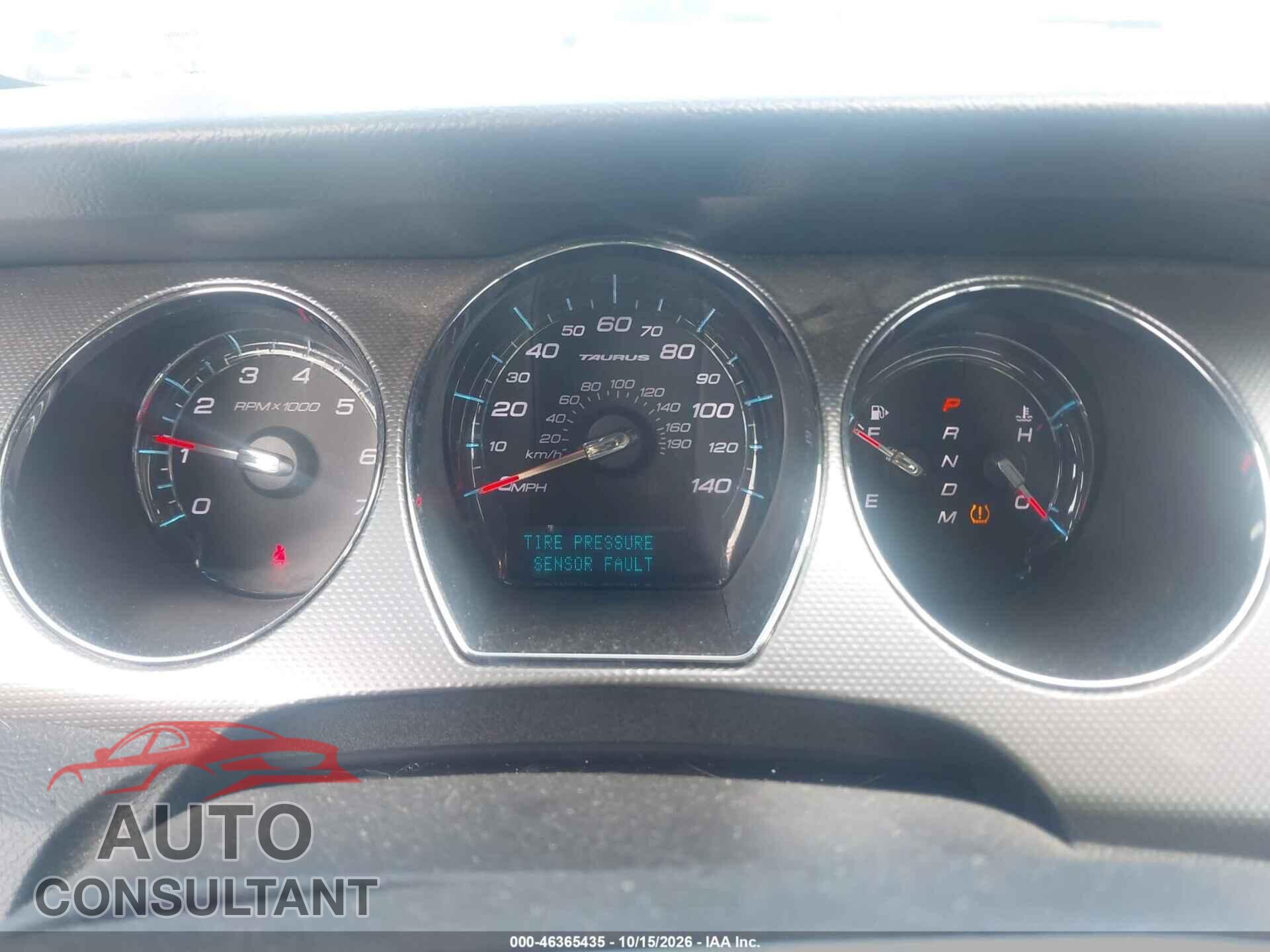 FORD TAURUS 2012 - 1FAHP2EW8CG114207