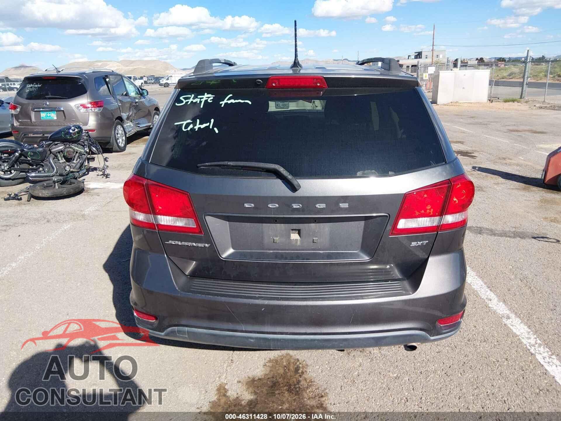 DODGE JOURNEY 2017 - 3C4PDCBBXHT562800