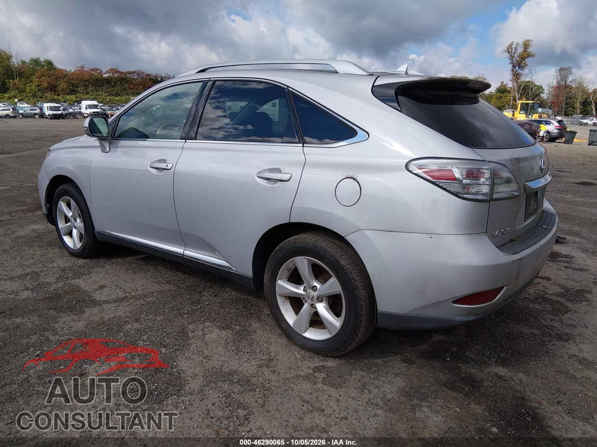 LEXUS RX 350 2010 - 2T2BK1BA9AC032575