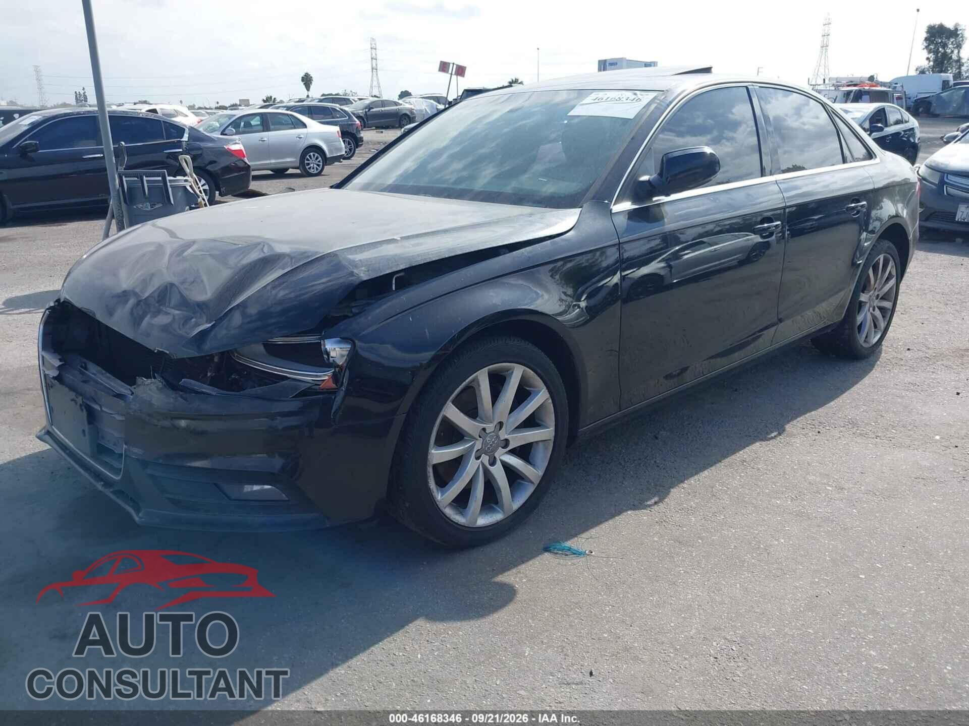 AUDI A4 2013 - WAUFFAFL1DN003575