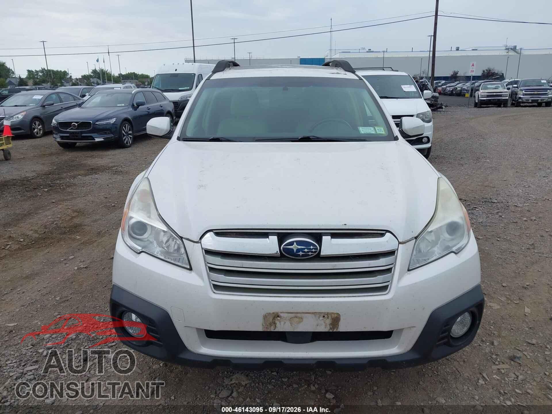 SUBARU OUTBACK 2014 - 4S4BRBLC0E3241266