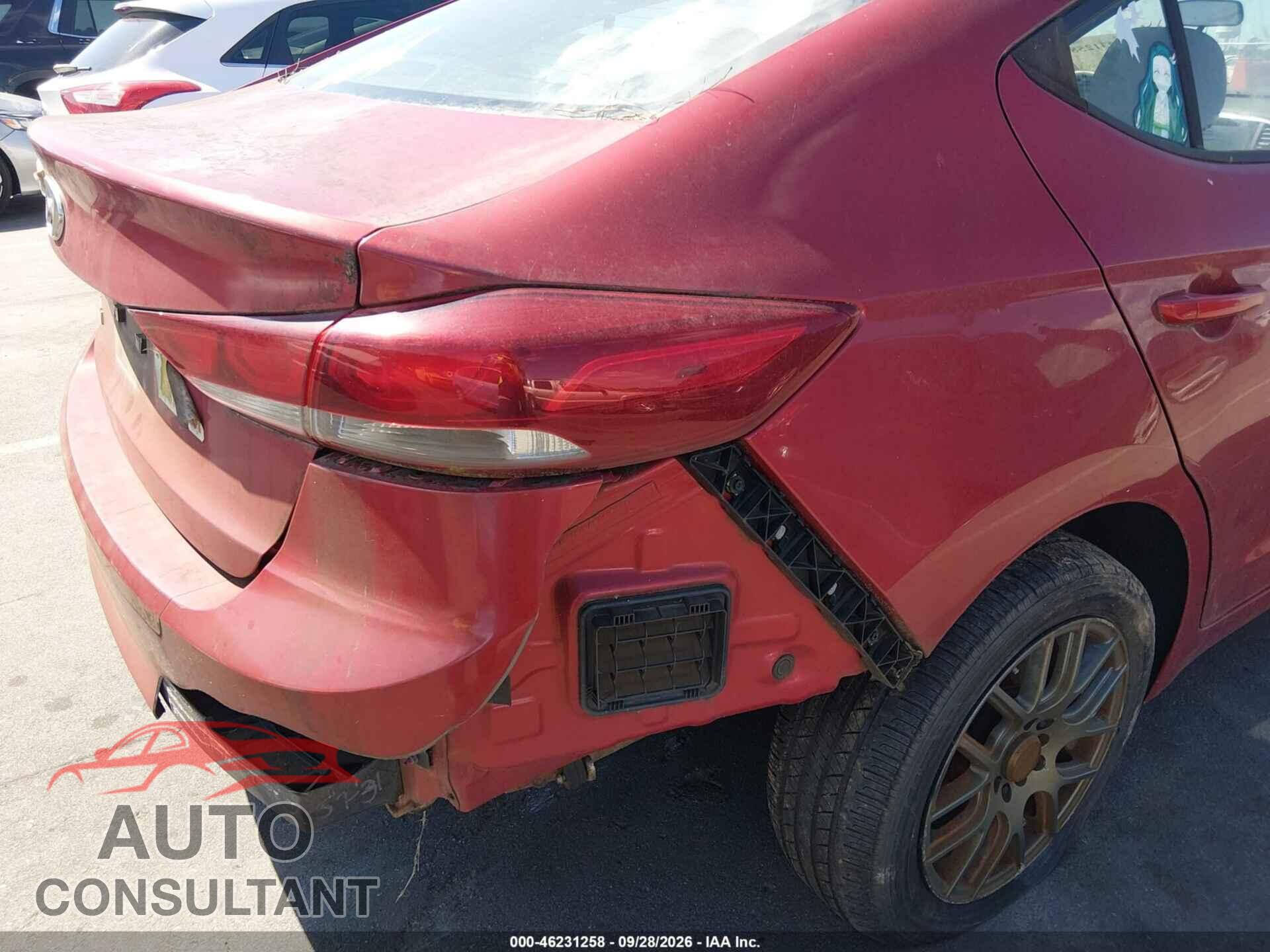 HYUNDAI ELANTRA 2018 - 5NPD84LF9JH257258
