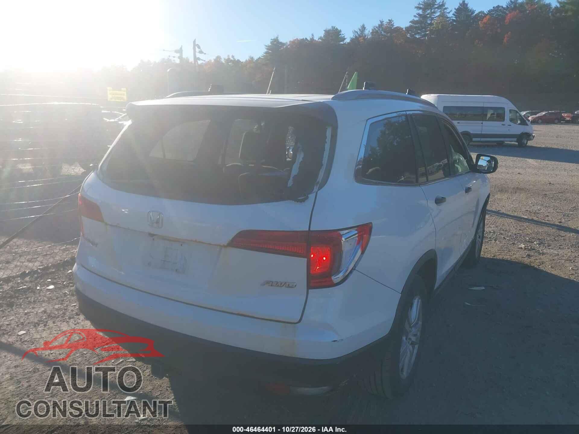 HONDA PILOT 2016 - 5FNYF6H18GB038461