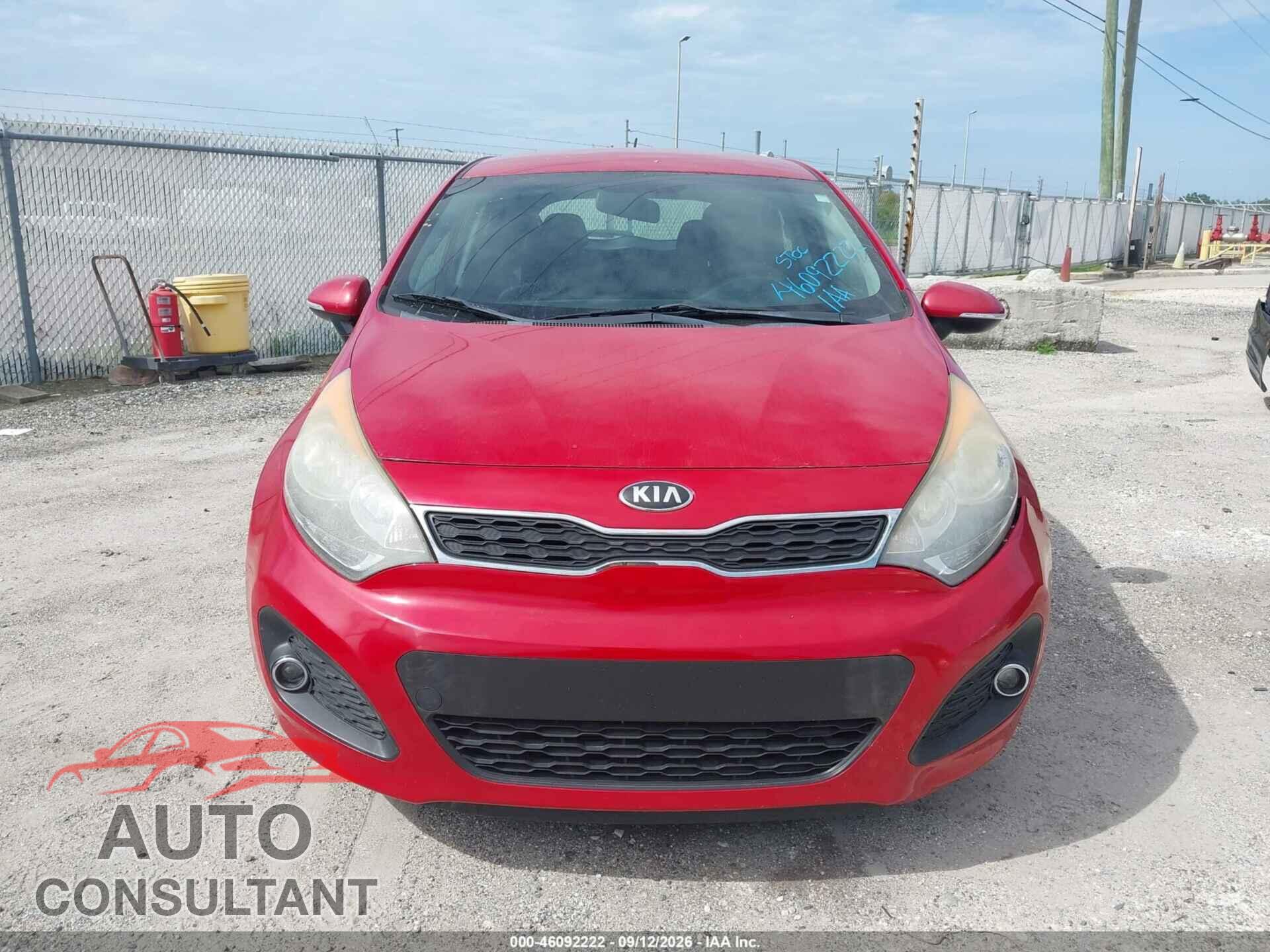 KIA RIO 2013 - KNADN5A37D6241465