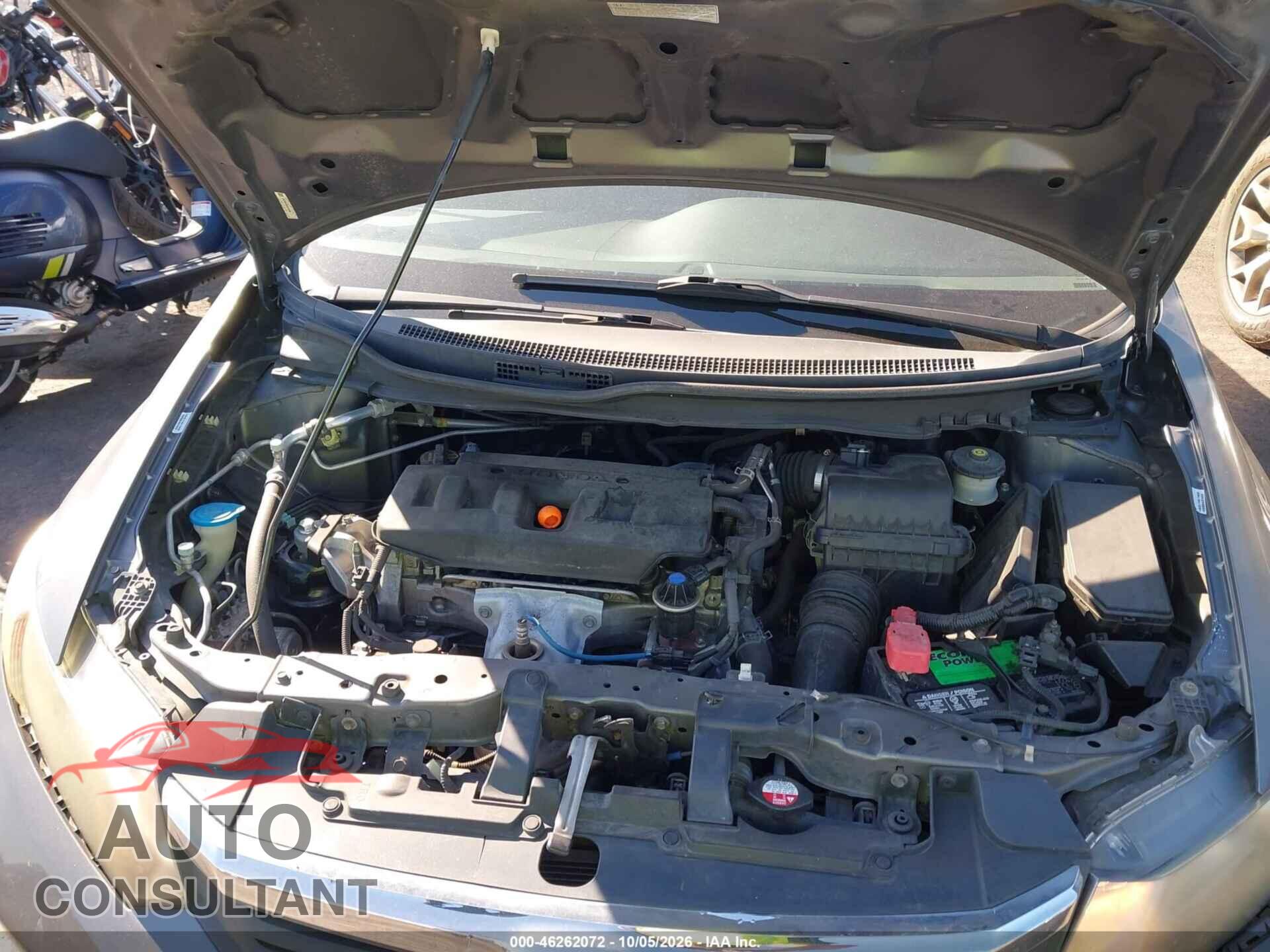 HONDA CIVIC 2012 - 19XFB2F55CE310384