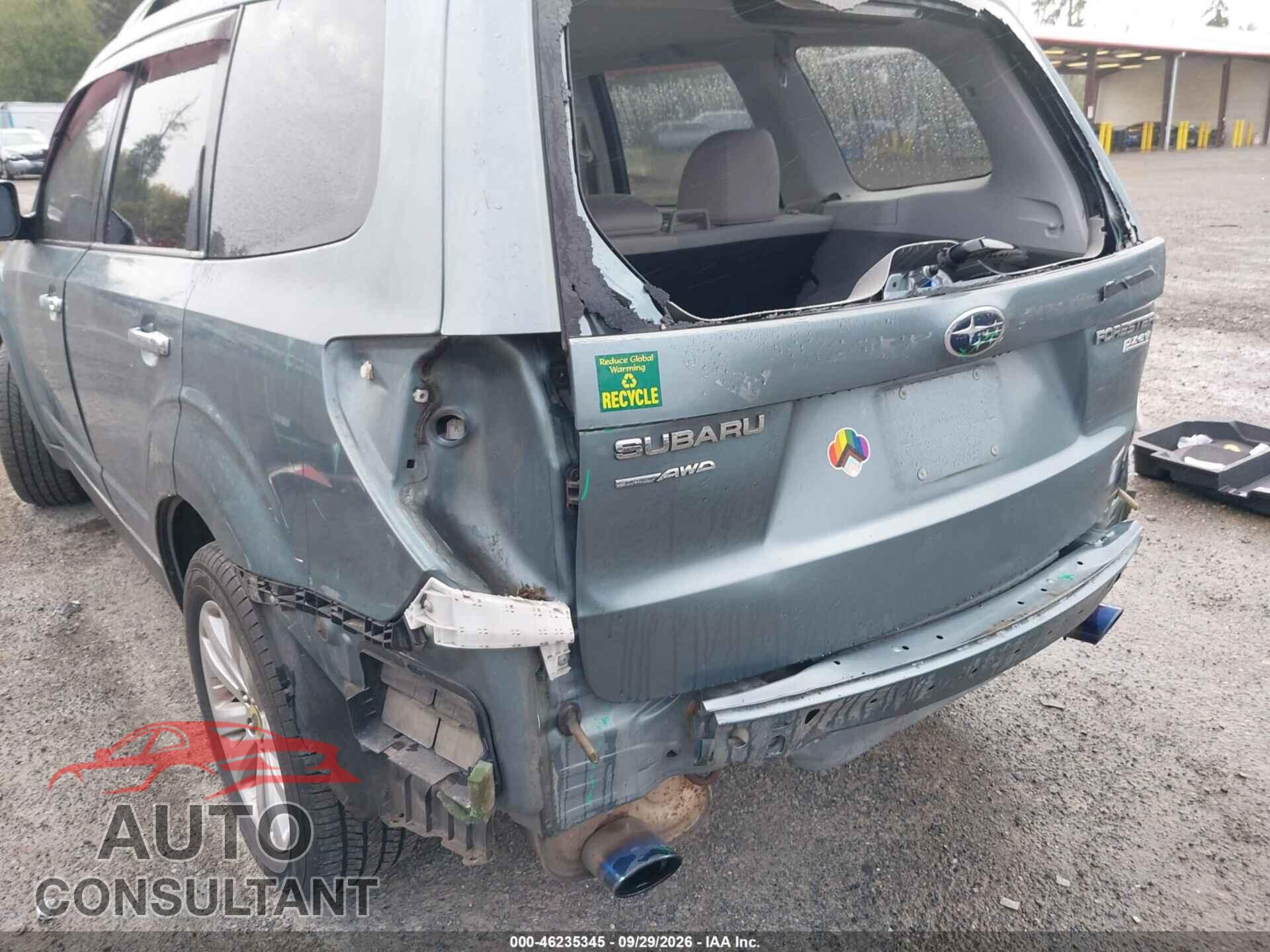 SUBARU FORESTER 2012 - JF2SHADC1CH432454
