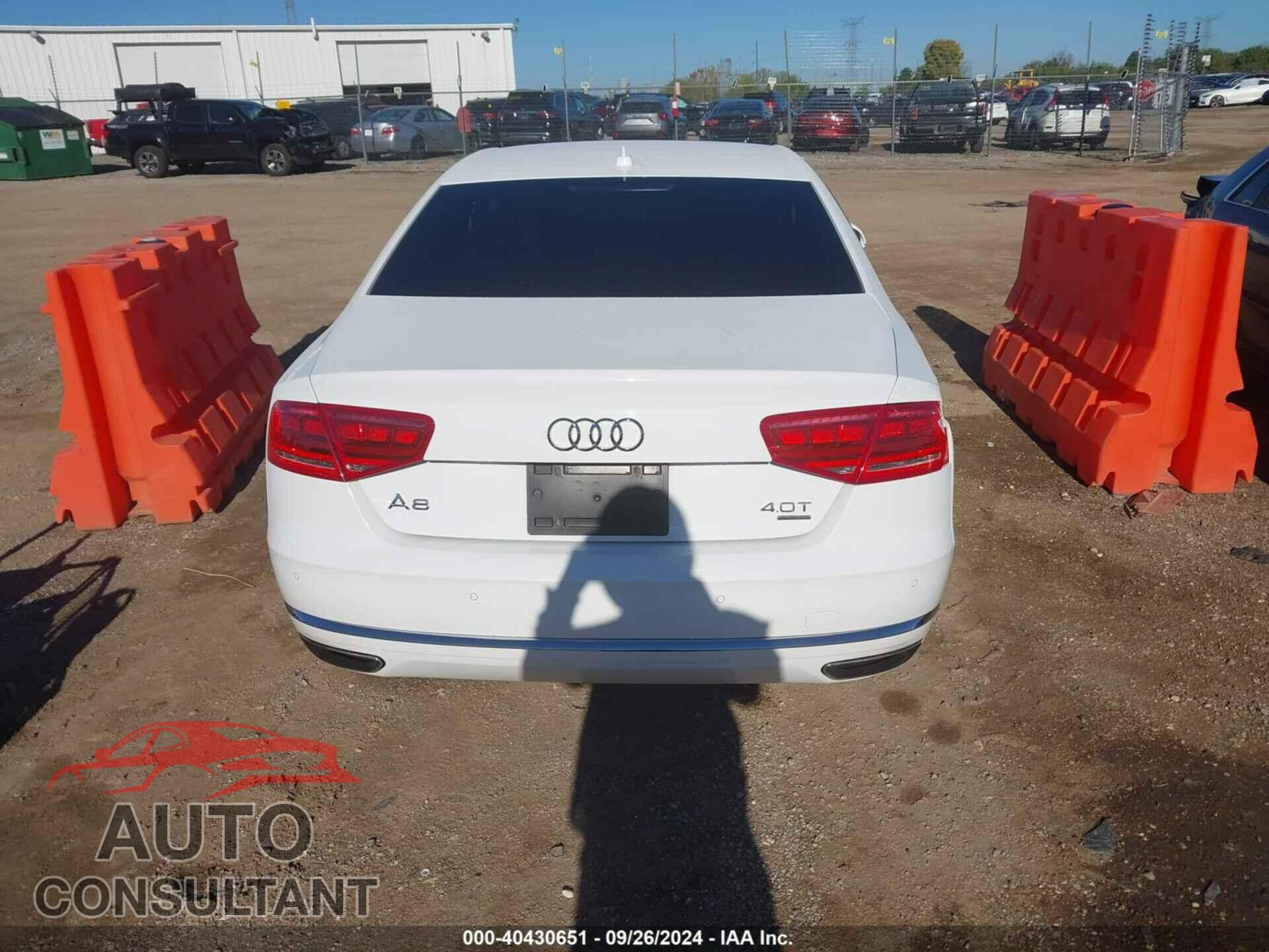 AUDI A8 2013 - WAUA2AFD9DN017867