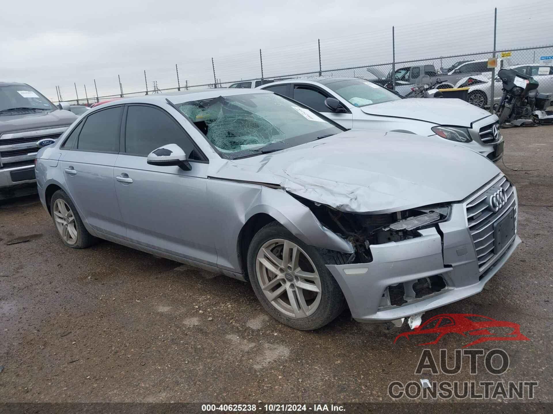 AUDI A4 2017 - WAUANAF4XHN029684