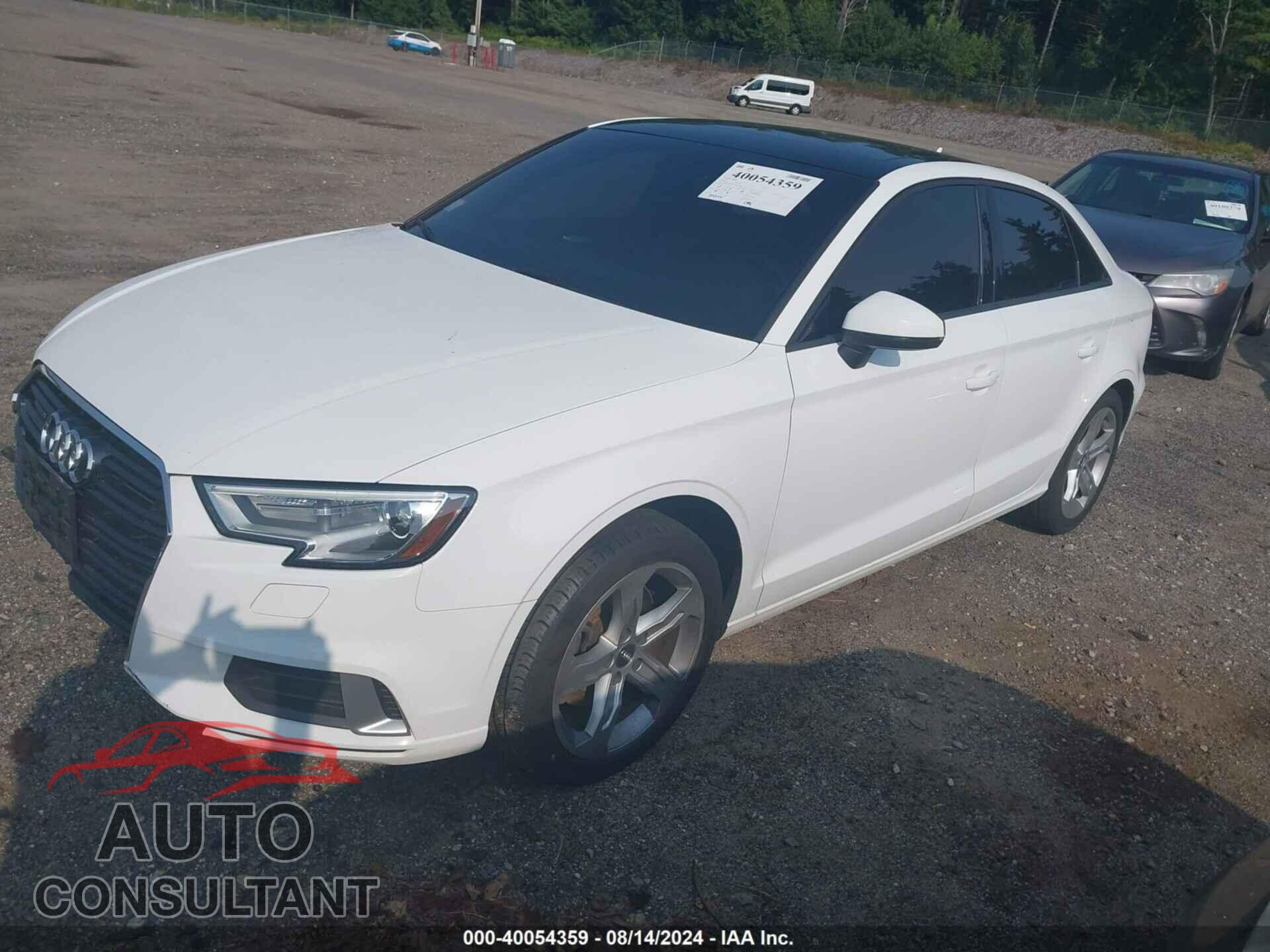 AUDI A3 2017 - WAUB8GFF2H1025085
