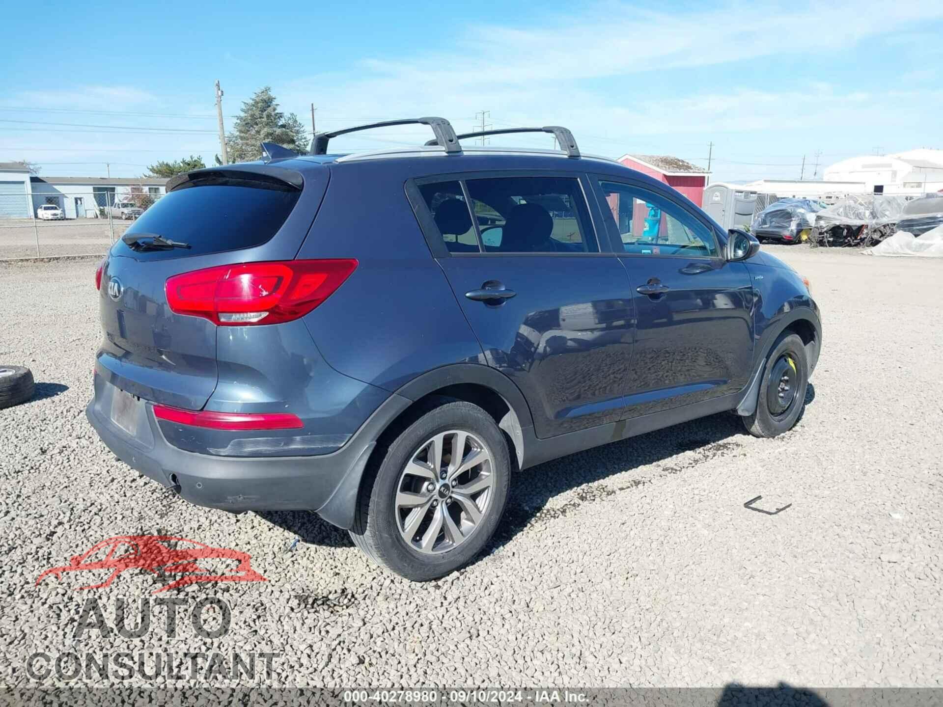 KIA SPORTAGE 2014 - KNDPBCAC4E7548231