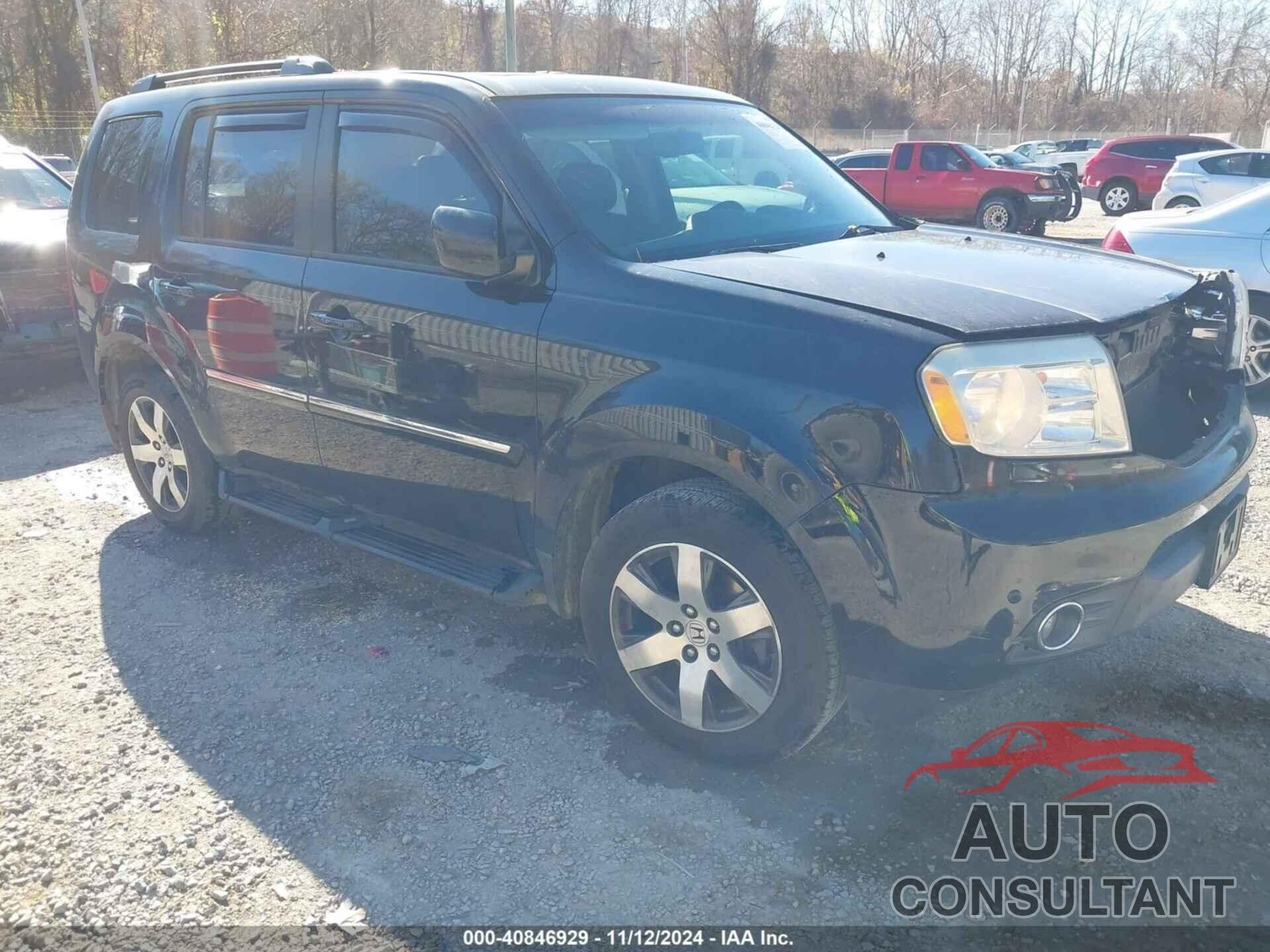 HONDA PILOT 2012 - 5FNYF4H99CB053510