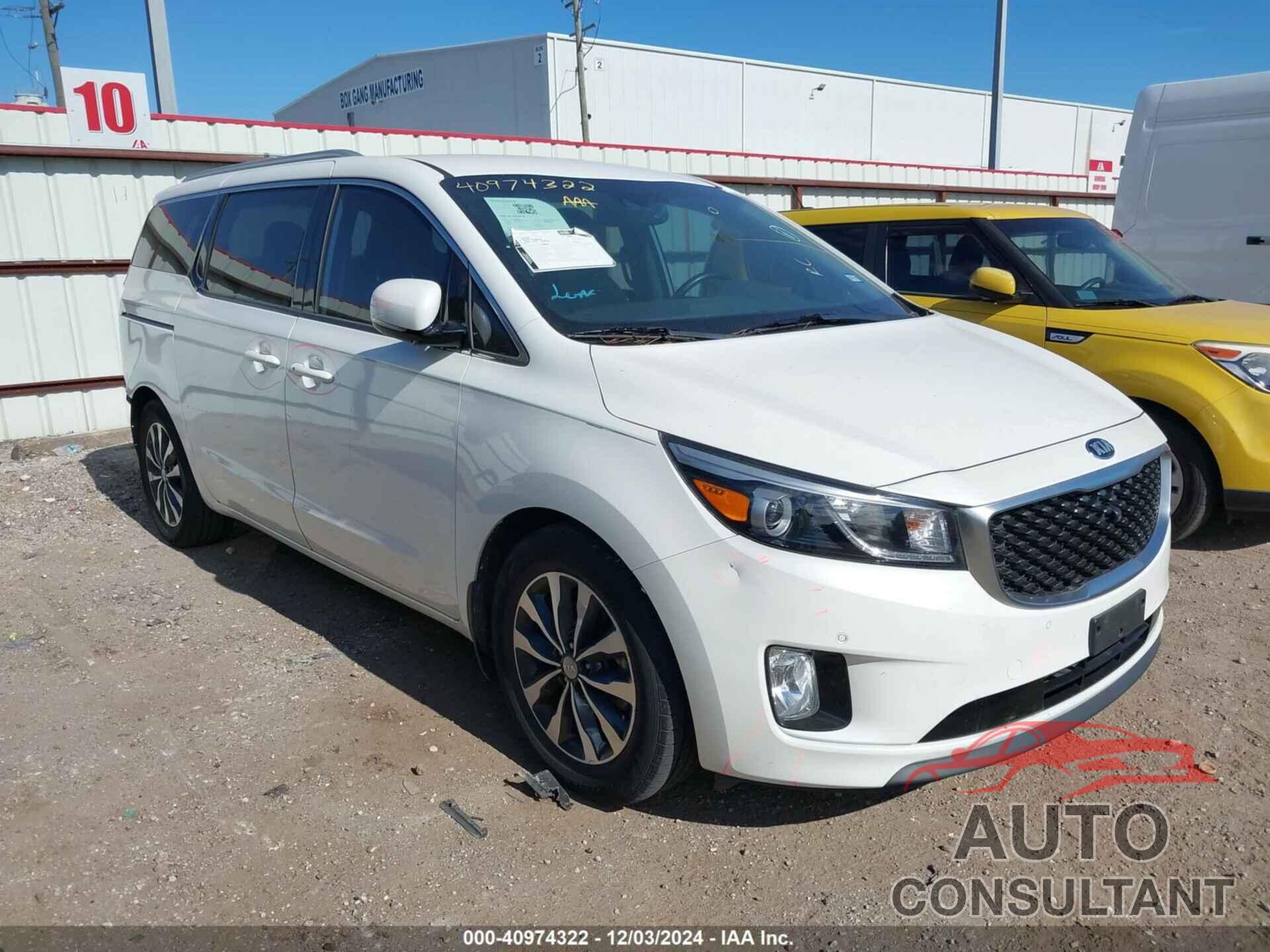 KIA SEDONA 2016 - KNDMC5C14G6116478