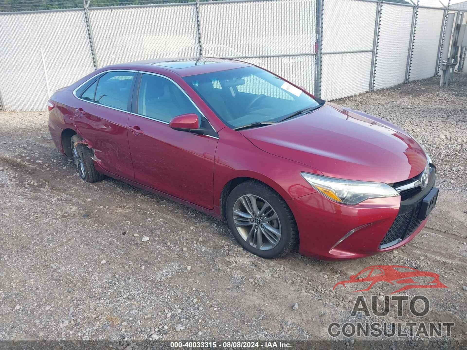 TOYOTA CAMRY 2017 - 4T1BF1FK9HU656400