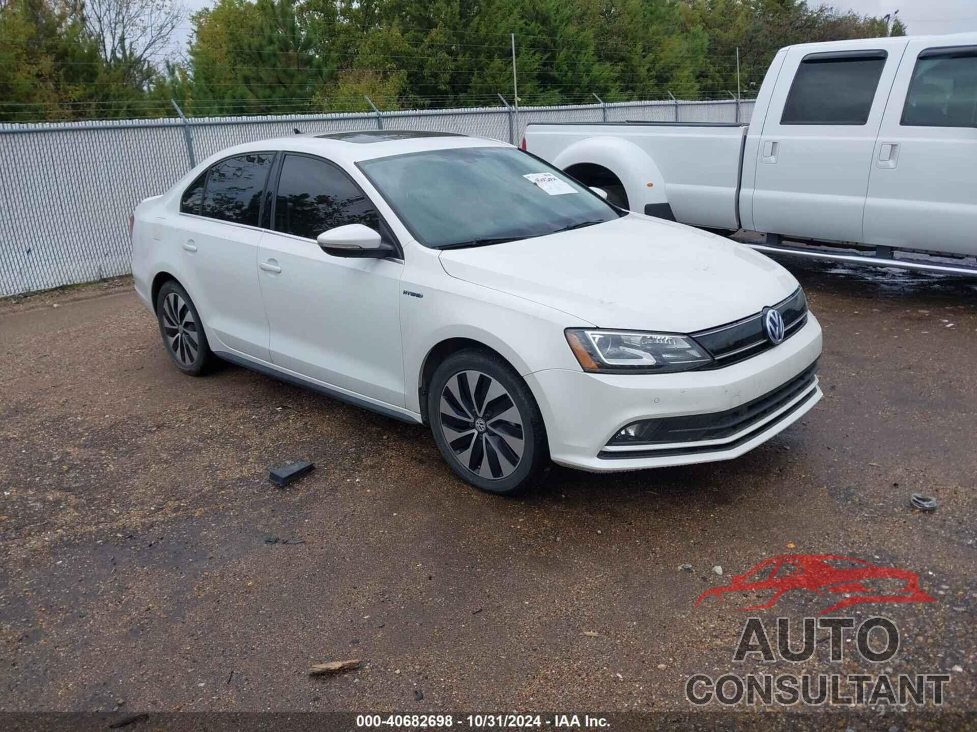VOLKSWAGEN JETTA HYBRID 2016 - 3VW637AJ9GM240735
