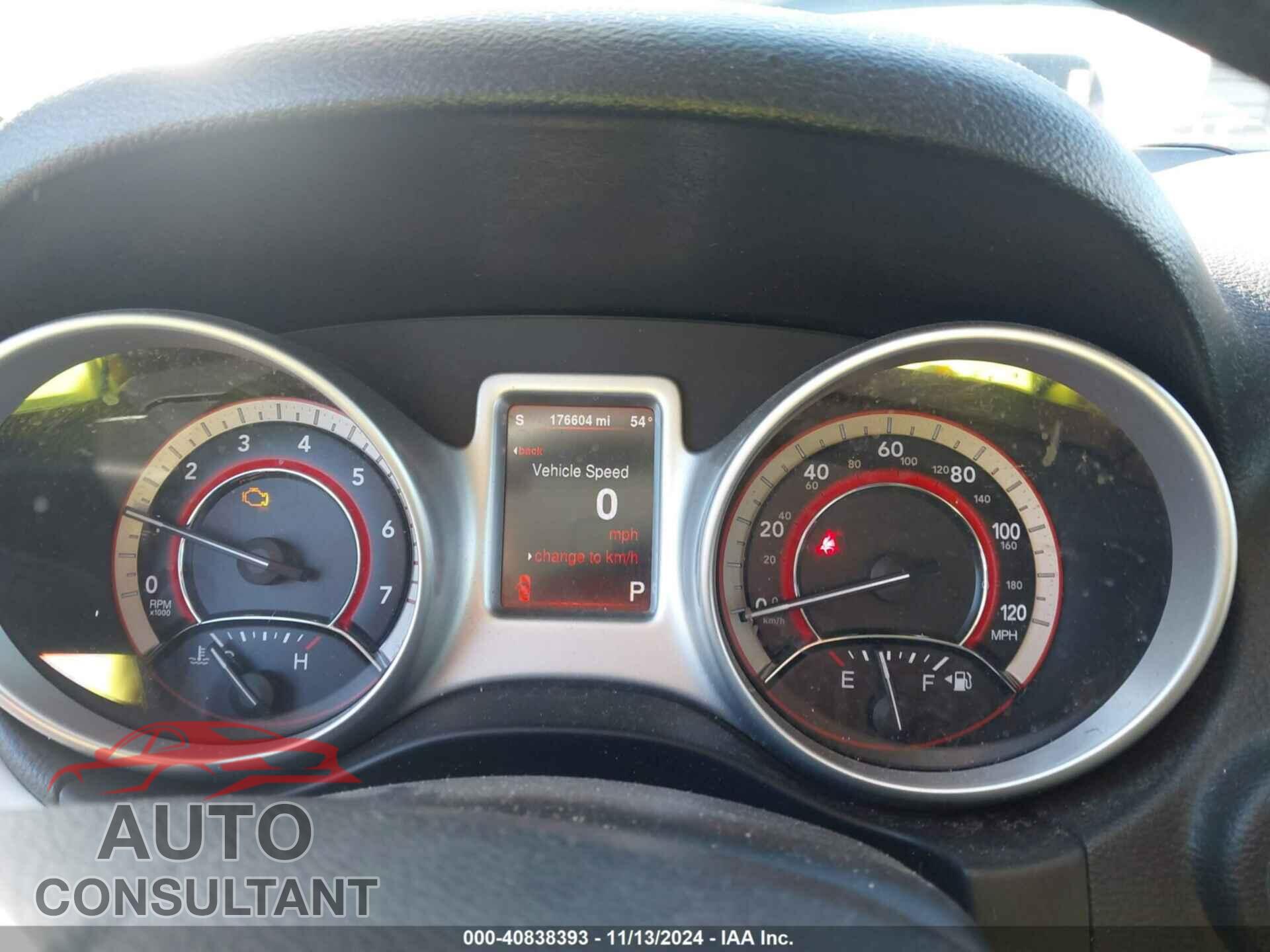 DODGE JOURNEY 2013 - 3C4PDCBB7DT721850