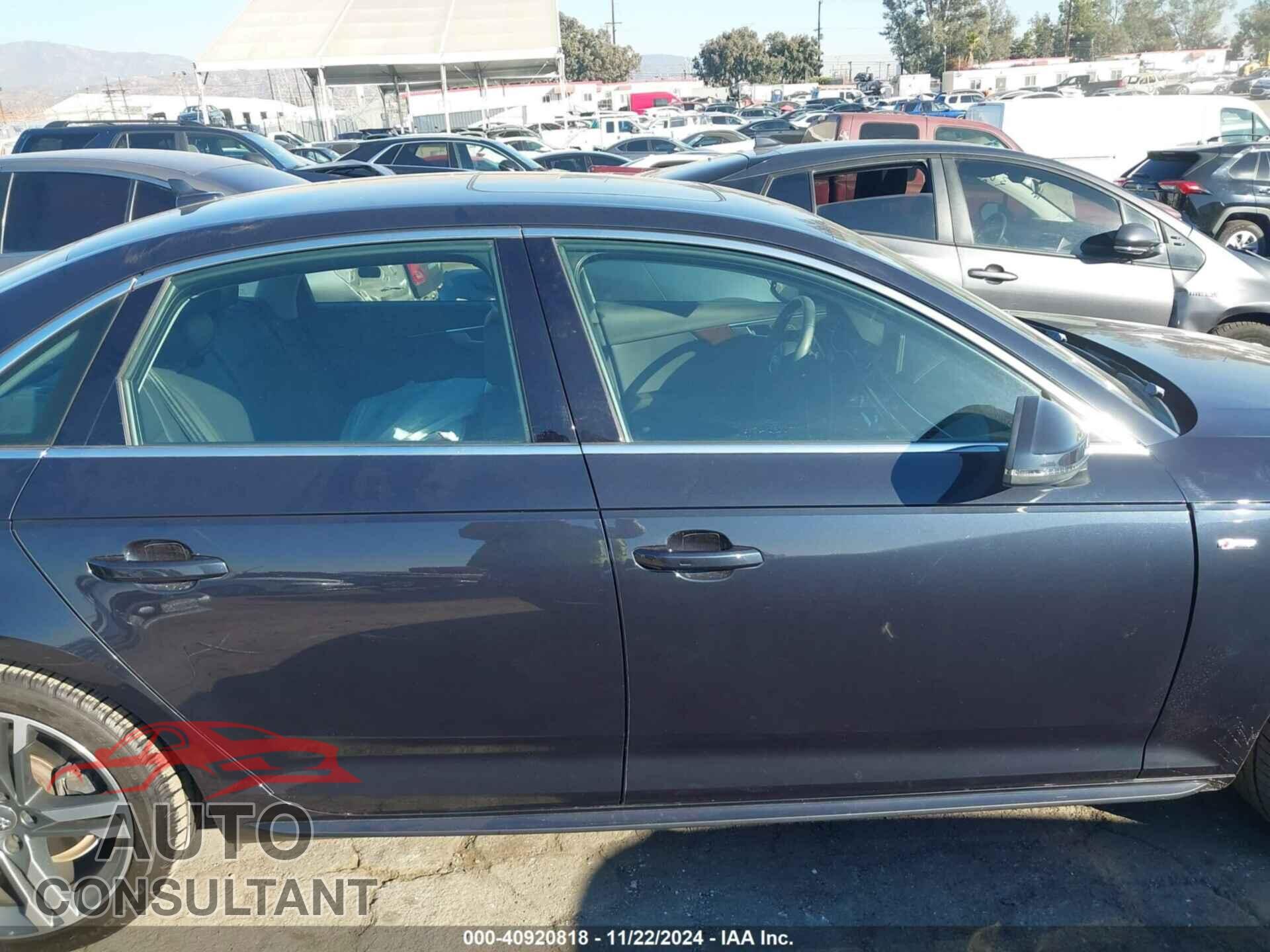 AUDI A4 2018 - WAULMAF41JA090608