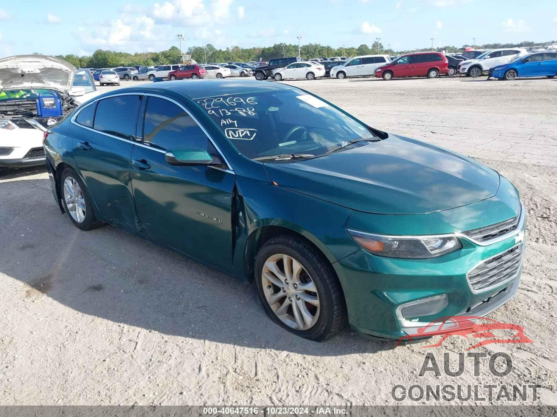 CHEVROLET MALIBU 2016 - 1G1ZE5ST4GF229696