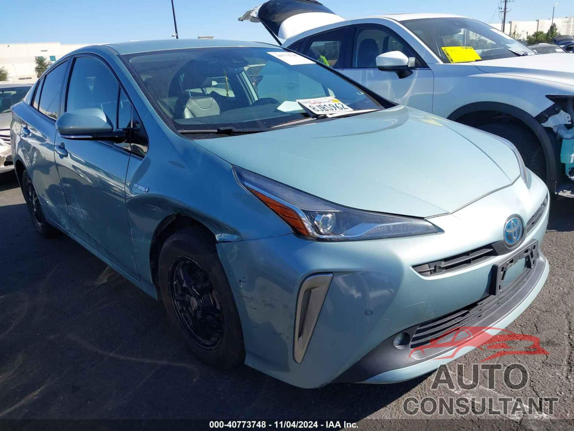 TOYOTA PRIUS 2019 - JTDL9RFU6K3000121