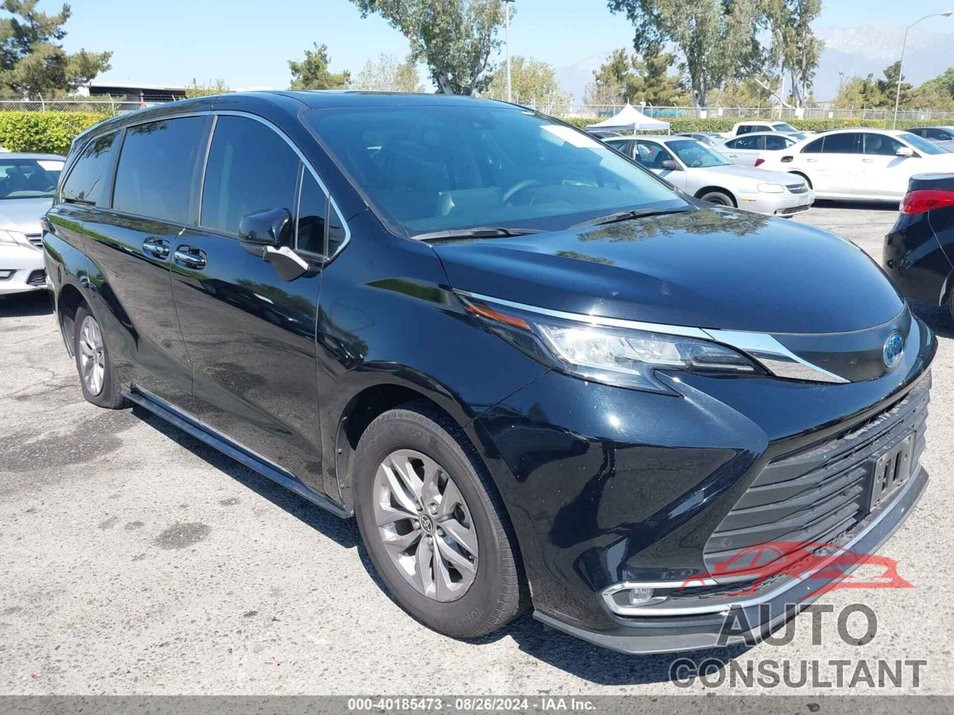 TOYOTA SIENNA 2022 - 5TDYRKEC0NS117248