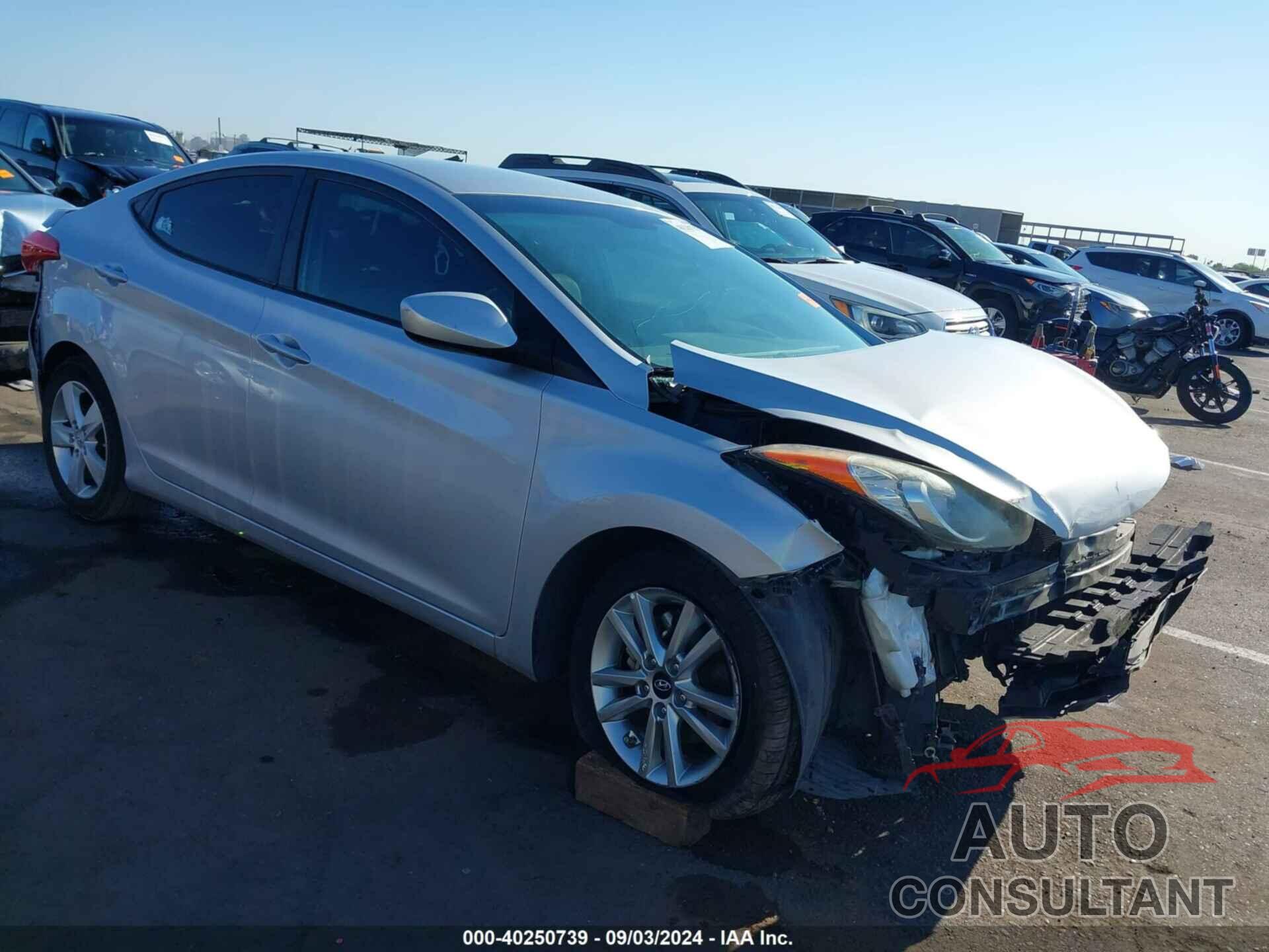 HYUNDAI ELANTRA 2012 - 5NPDH4AEXCH083326