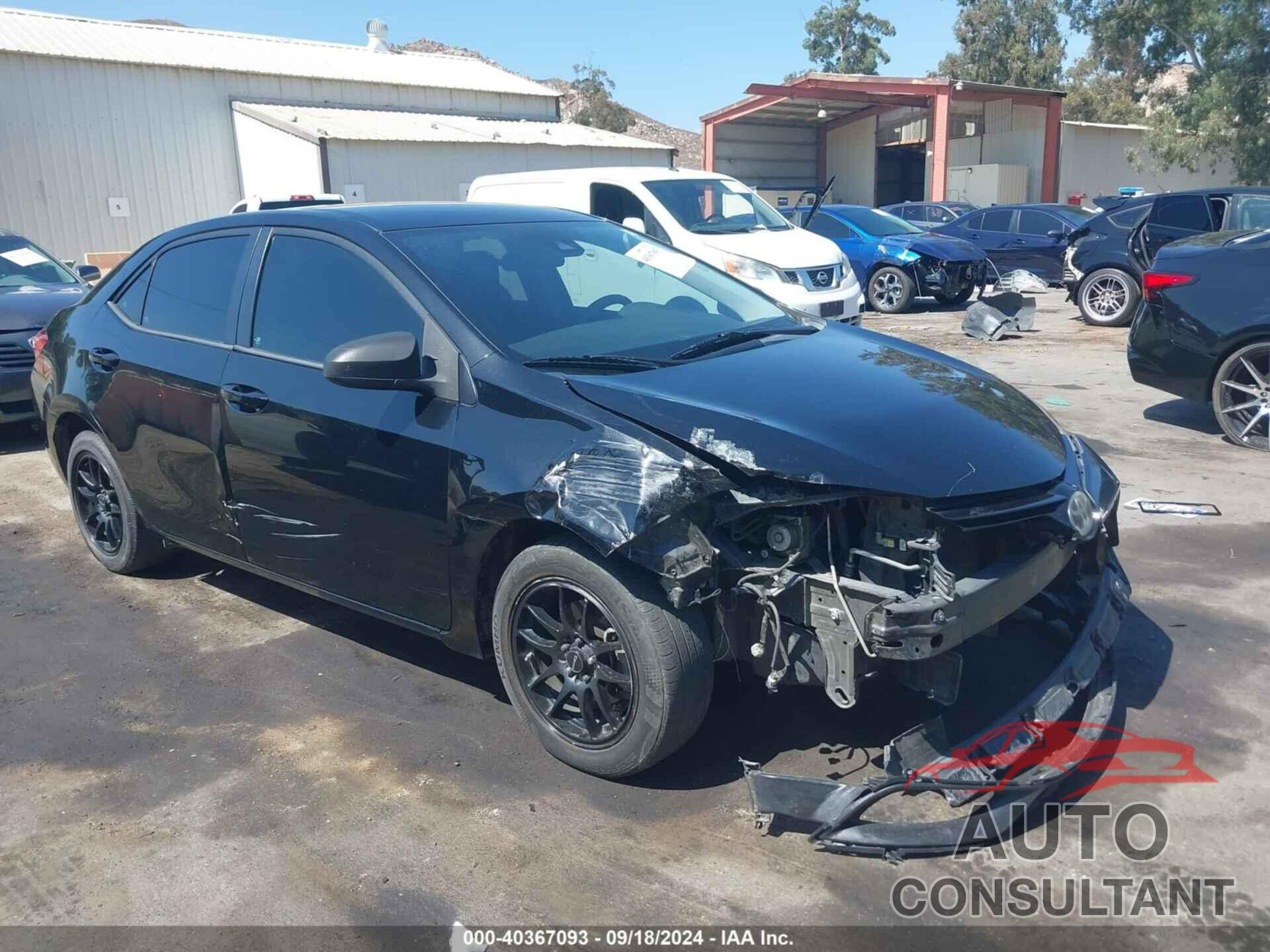 TOYOTA COROLLA 2017 - 2T1BURHE2HC811284