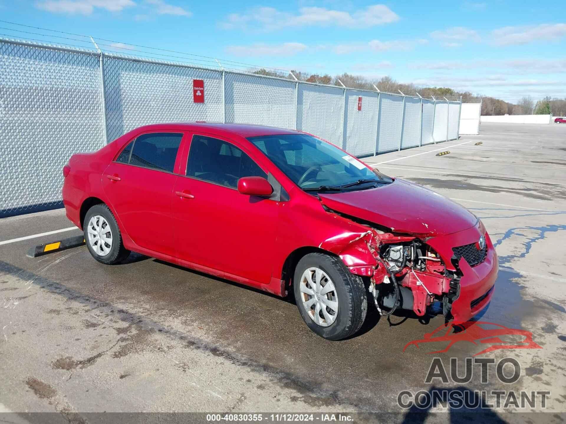 TOYOTA COROLLA 2010 - 2T1BU4EE9AC463352