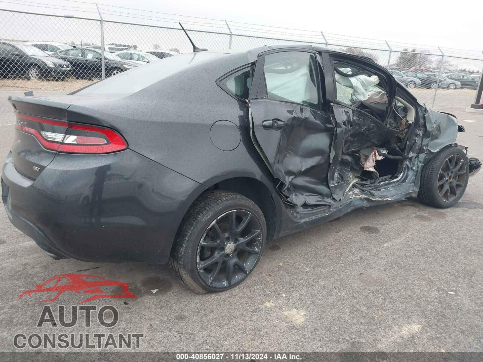 DODGE DART 2013 - 1C3CDFBA2DD312589
