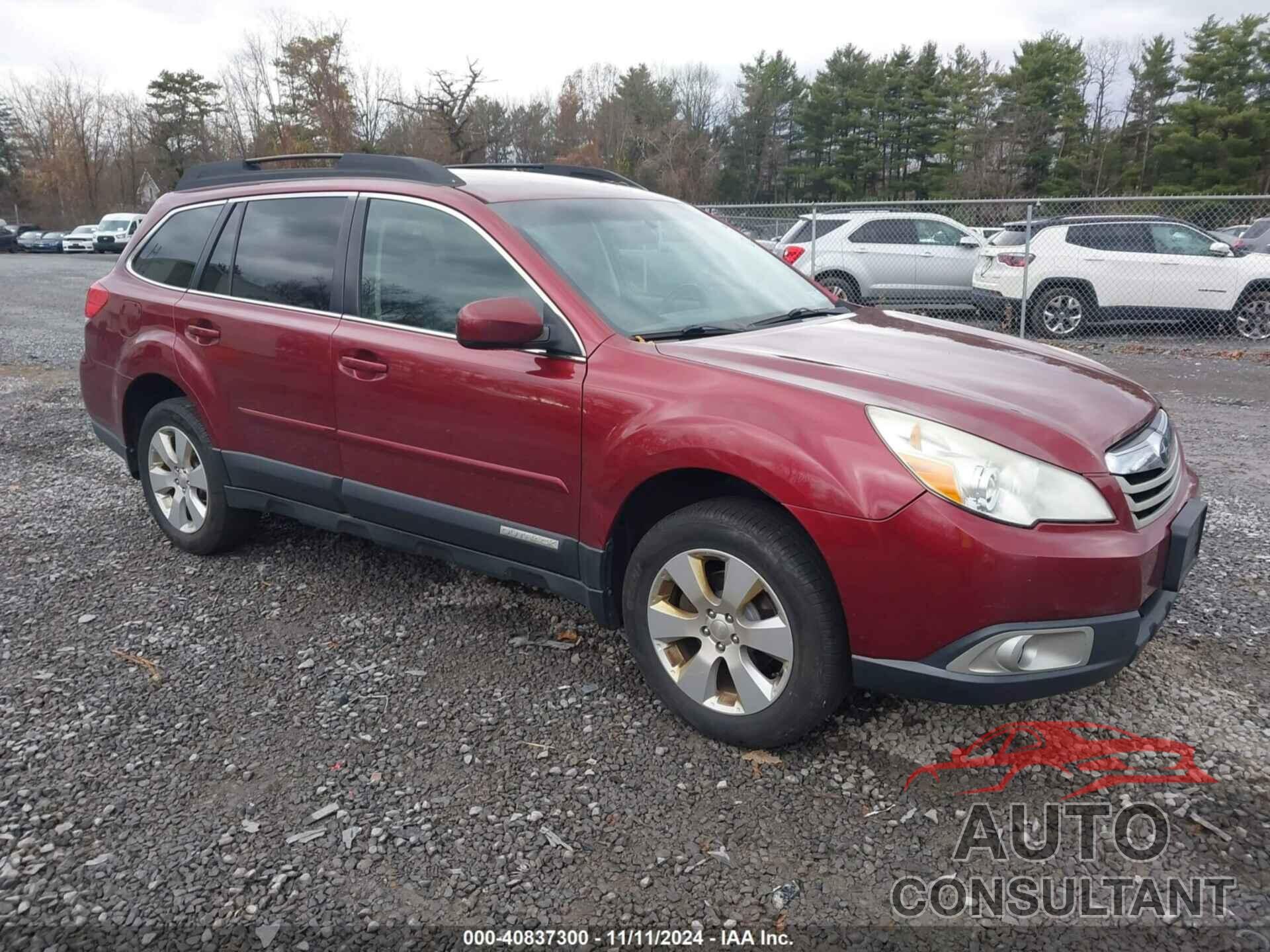 SUBARU OUTBACK 2012 - 4S4BRBCC7C3276139