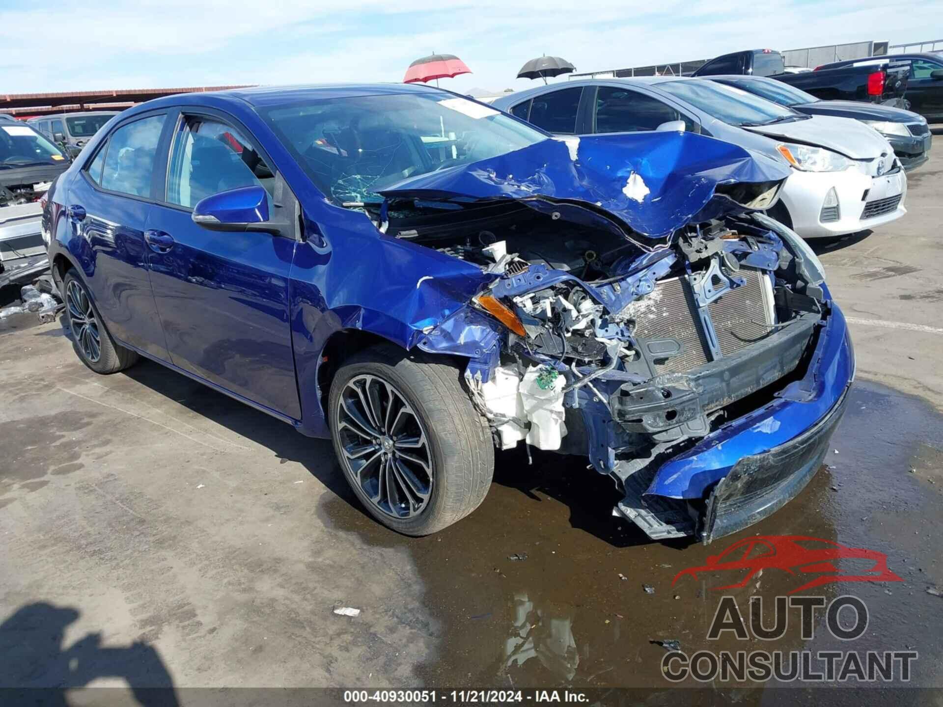 TOYOTA COROLLA 2015 - 2T1BURHE9FC444493
