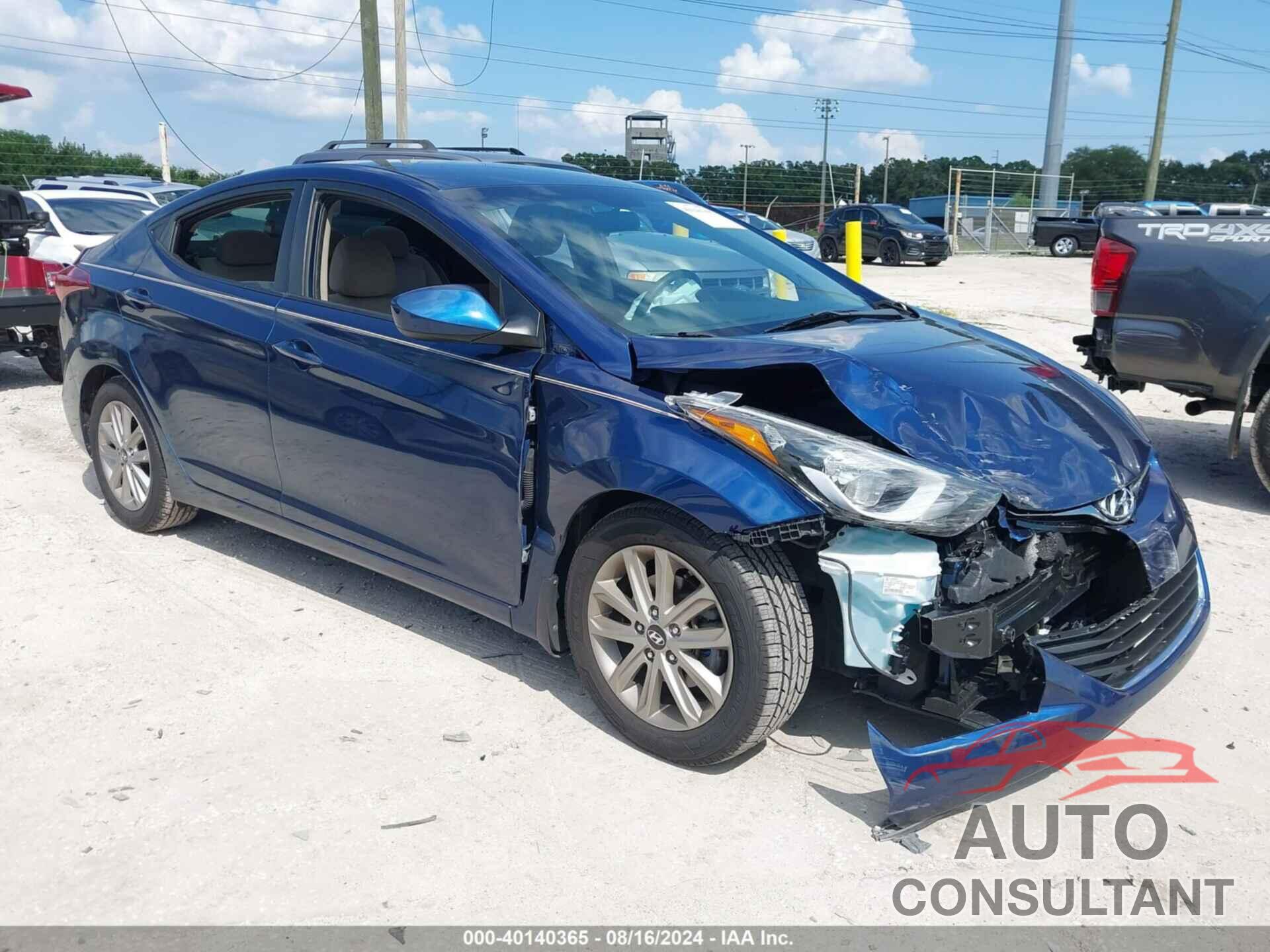 HYUNDAI ELANTRA 2016 - 5NPDH4AE7GH659671