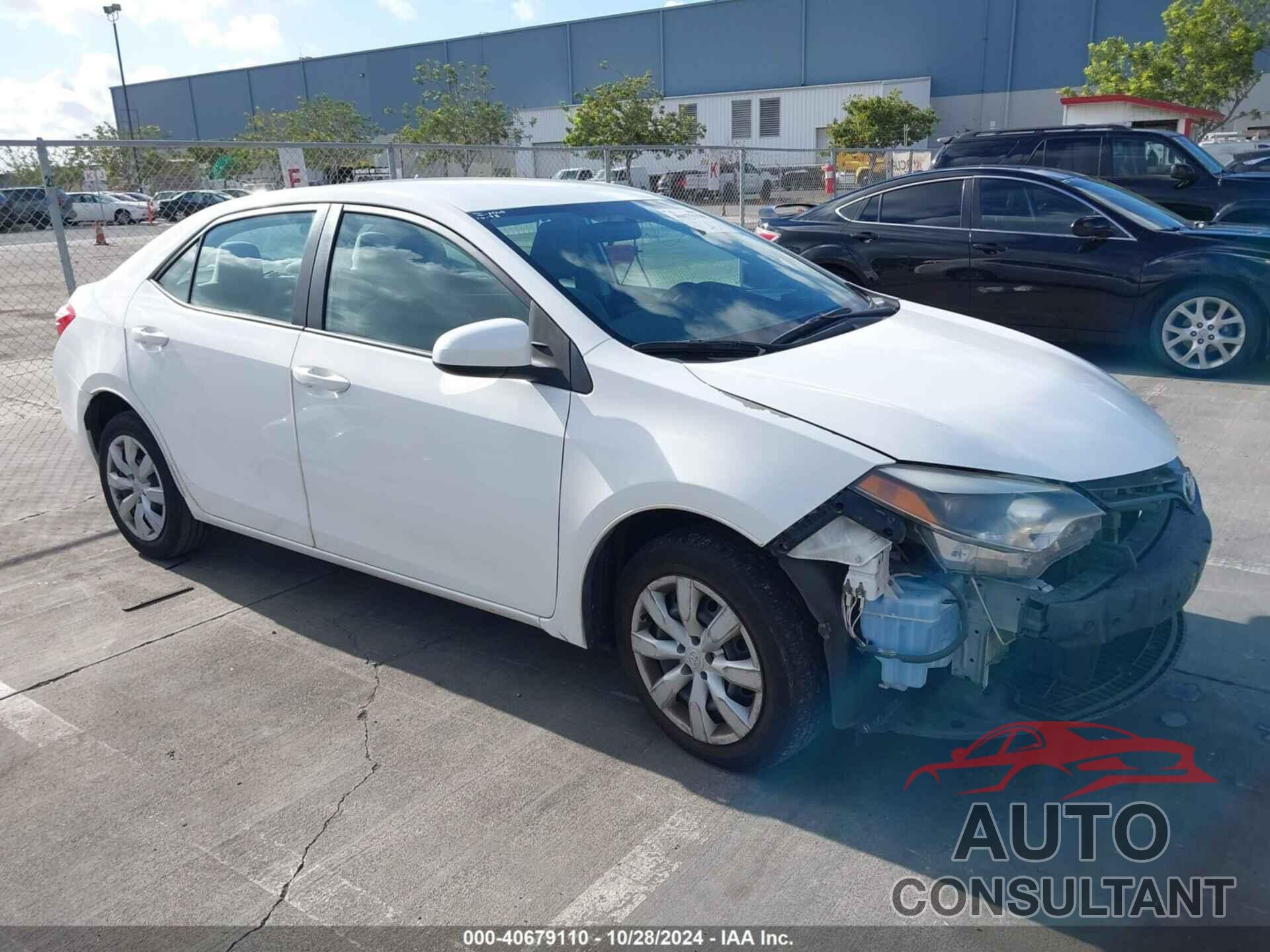 TOYOTA COROLLA 2016 - 5YFBURHE5GP424386