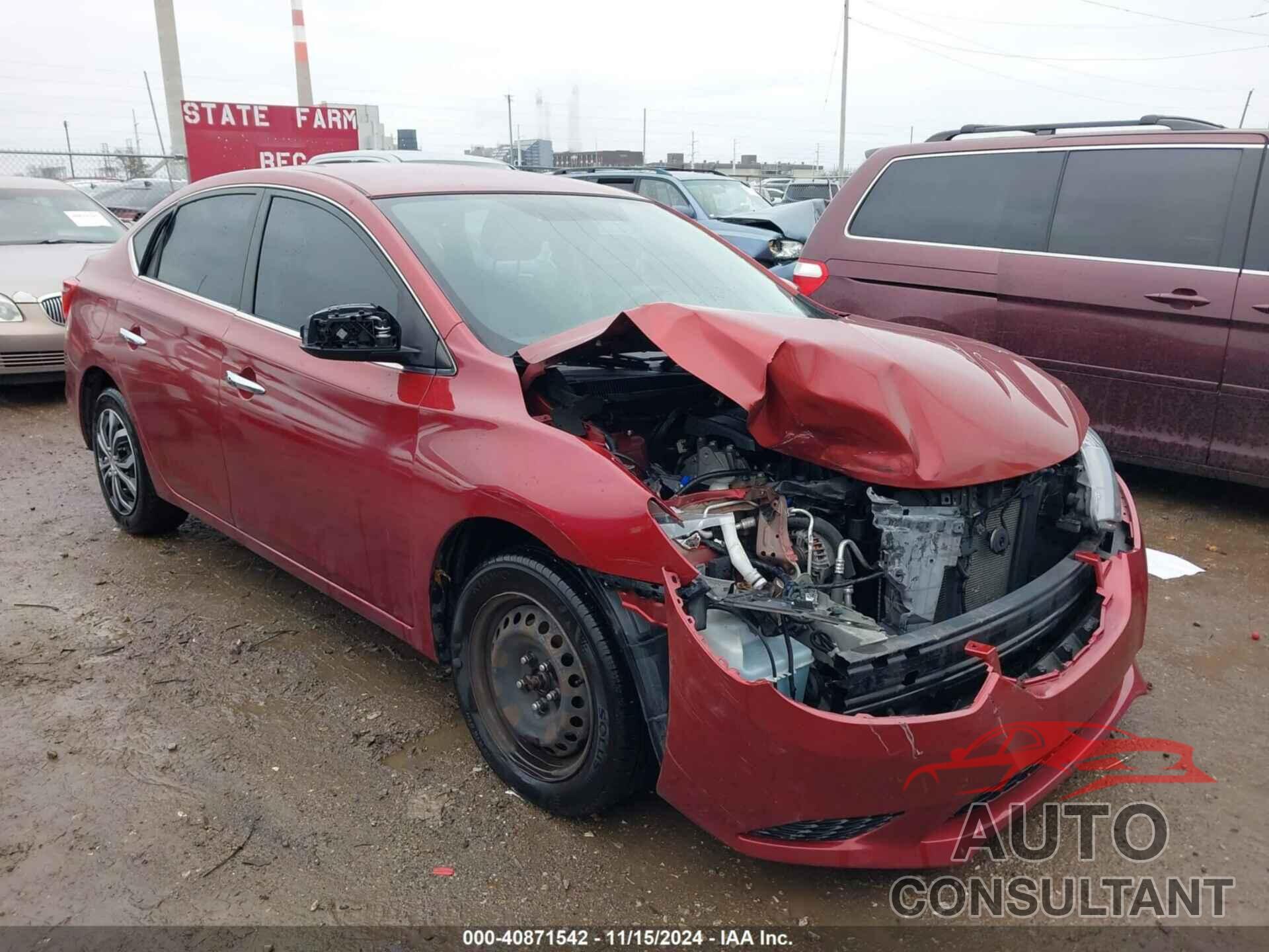 NISSAN SENTRA 2017 - 3N1AB7APXHY264429