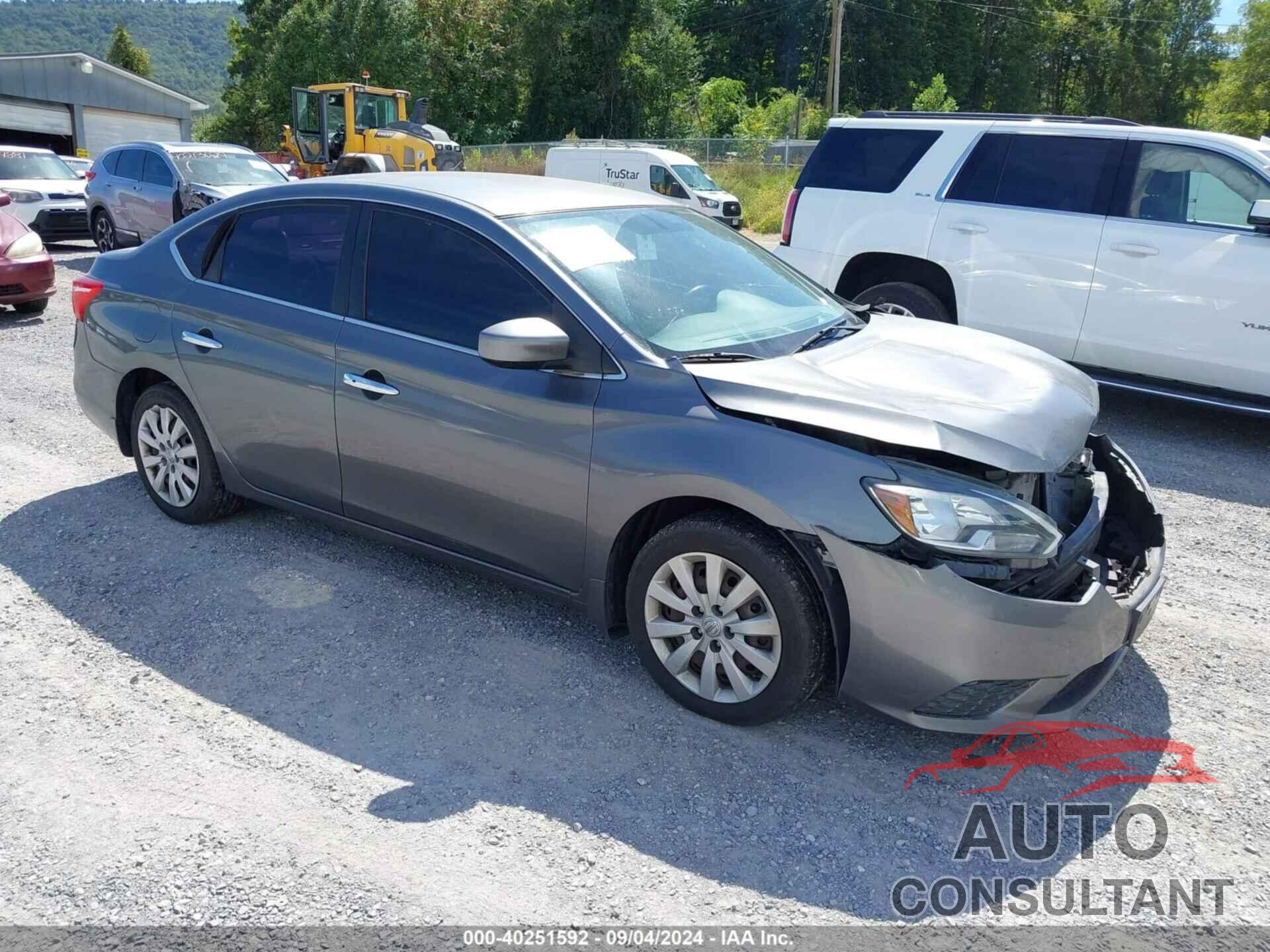 NISSAN SENTRA 2016 - 3N1AB7AP2GY227650