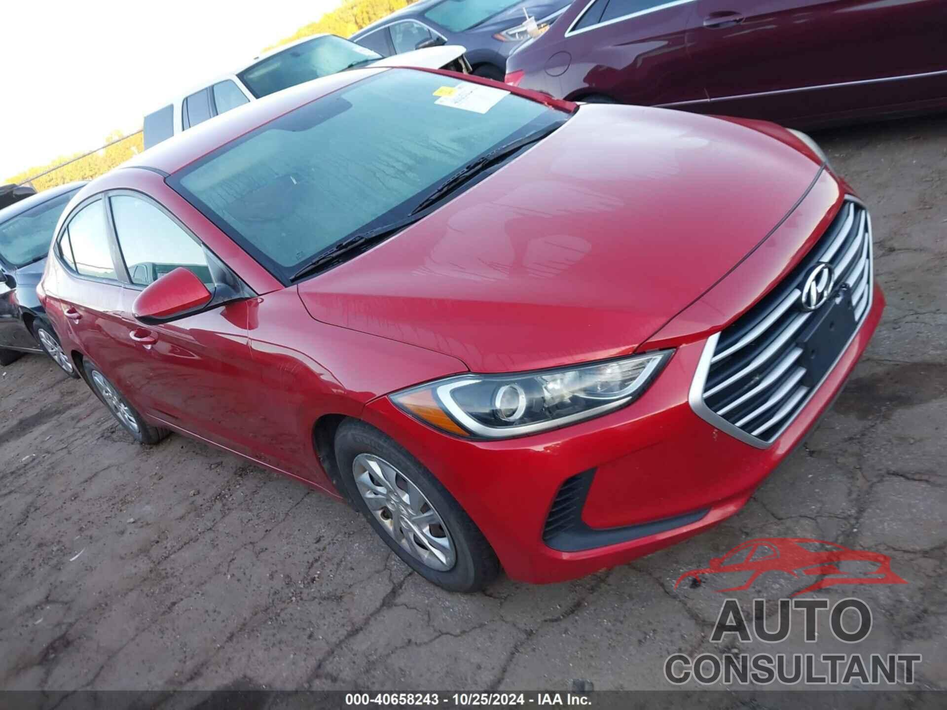 HYUNDAI ELANTRA 2017 - 5NPD74LF3HH120331
