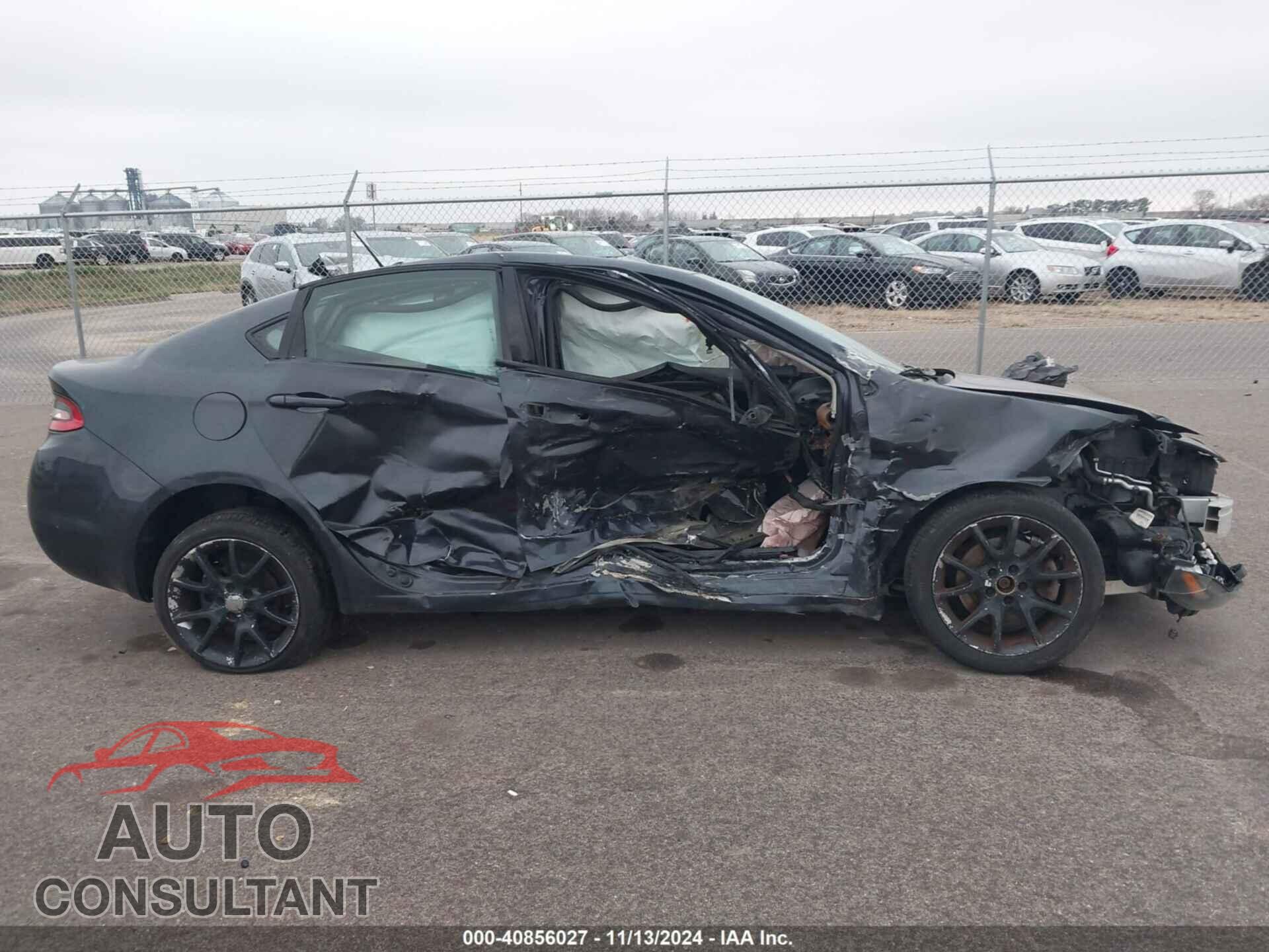 DODGE DART 2013 - 1C3CDFBA2DD312589