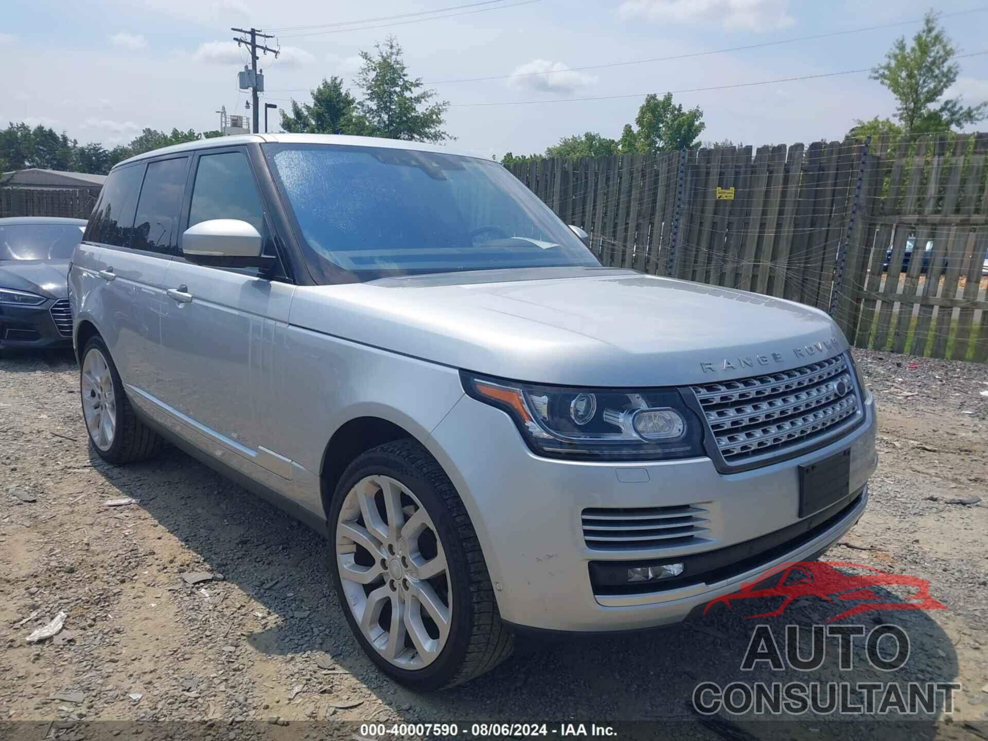 LAND ROVER RANGE ROVER 2017 - SALGS2FK3HA347835