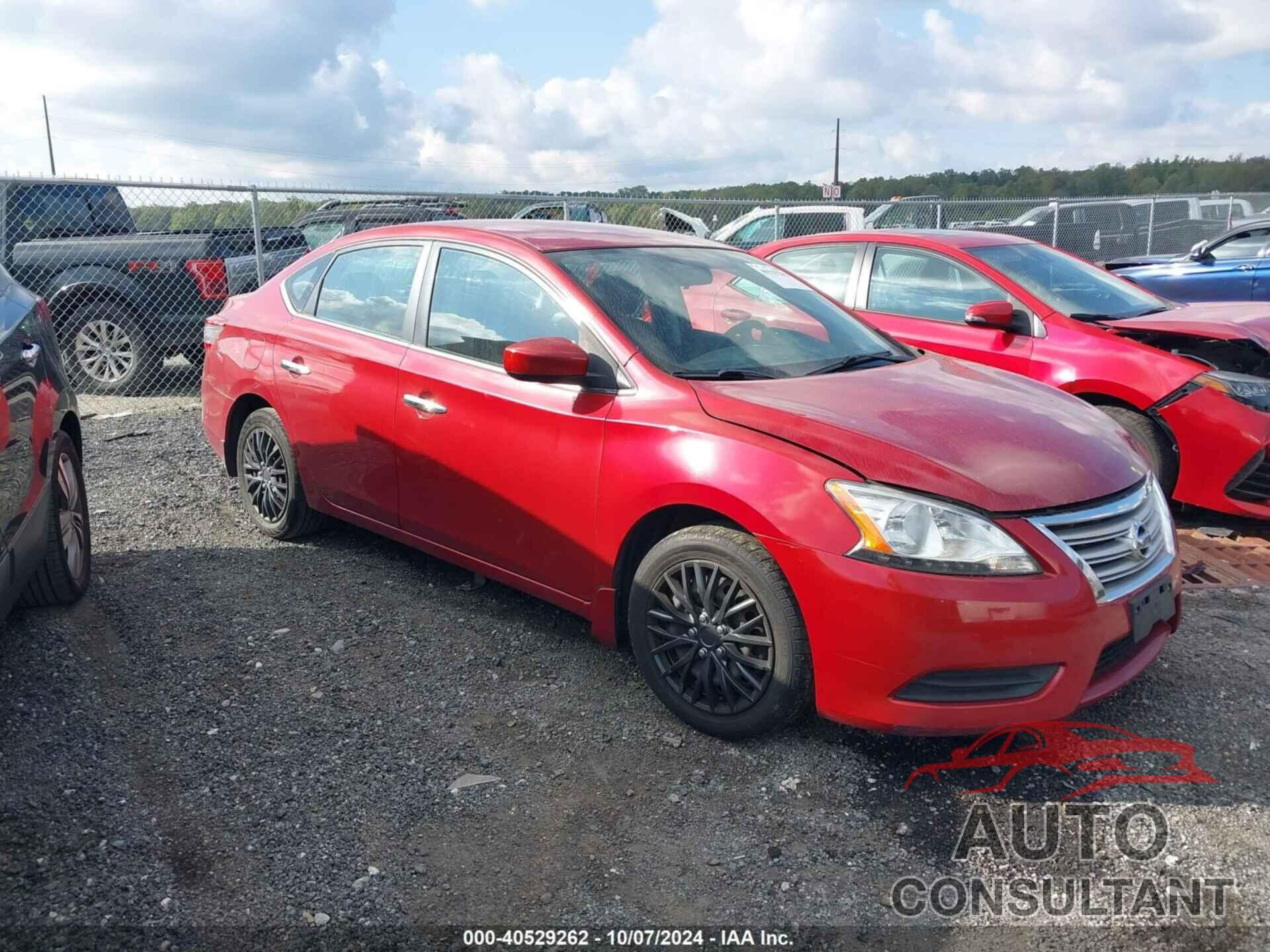 NISSAN SENTRA 2014 - 3N1AB7APXEL653385