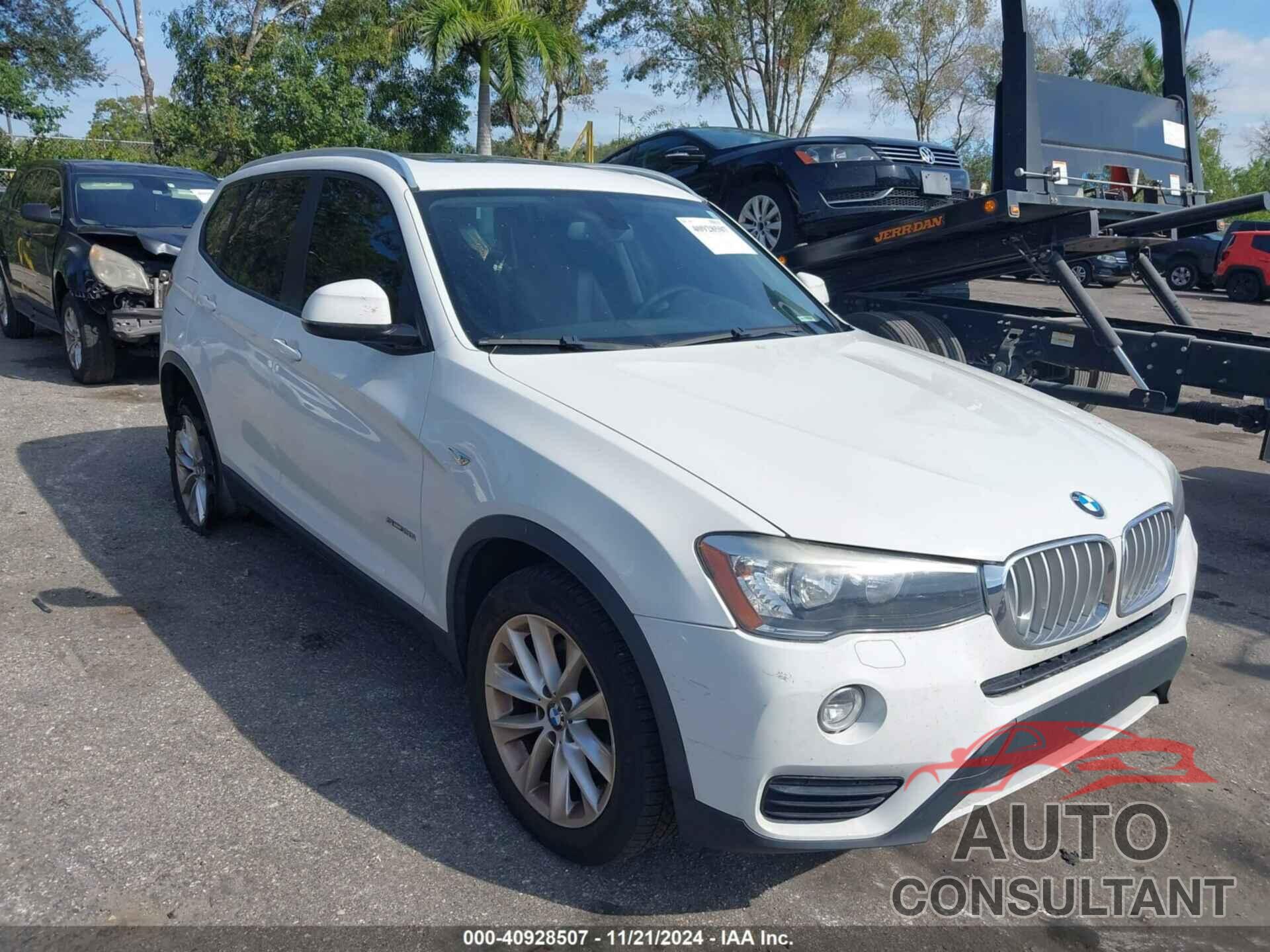 BMW X3 2017 - 5UXWZ7C50H0T44048