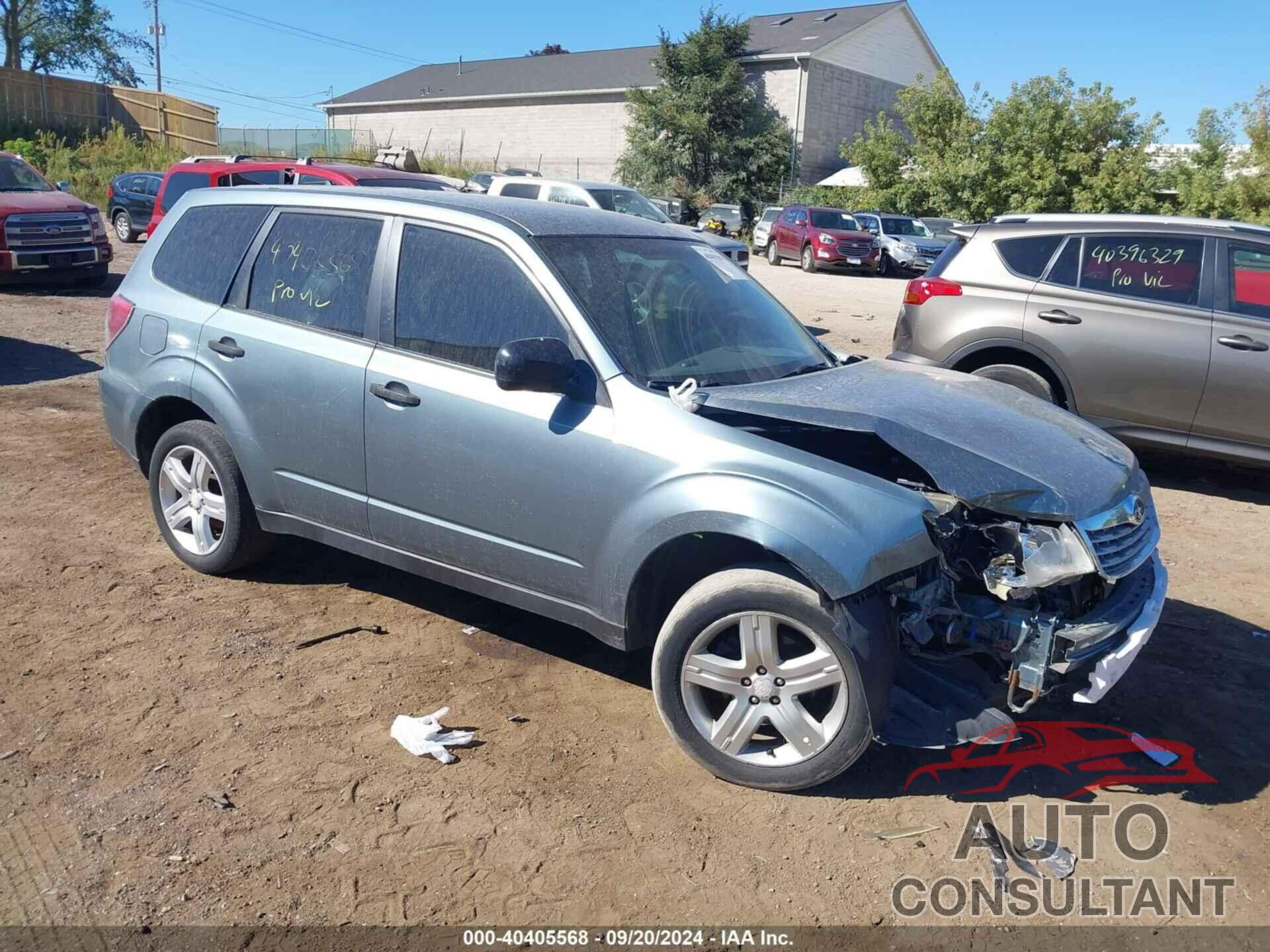 SUBARU FORESTER 2010 - JF2SH6AC9AH760414