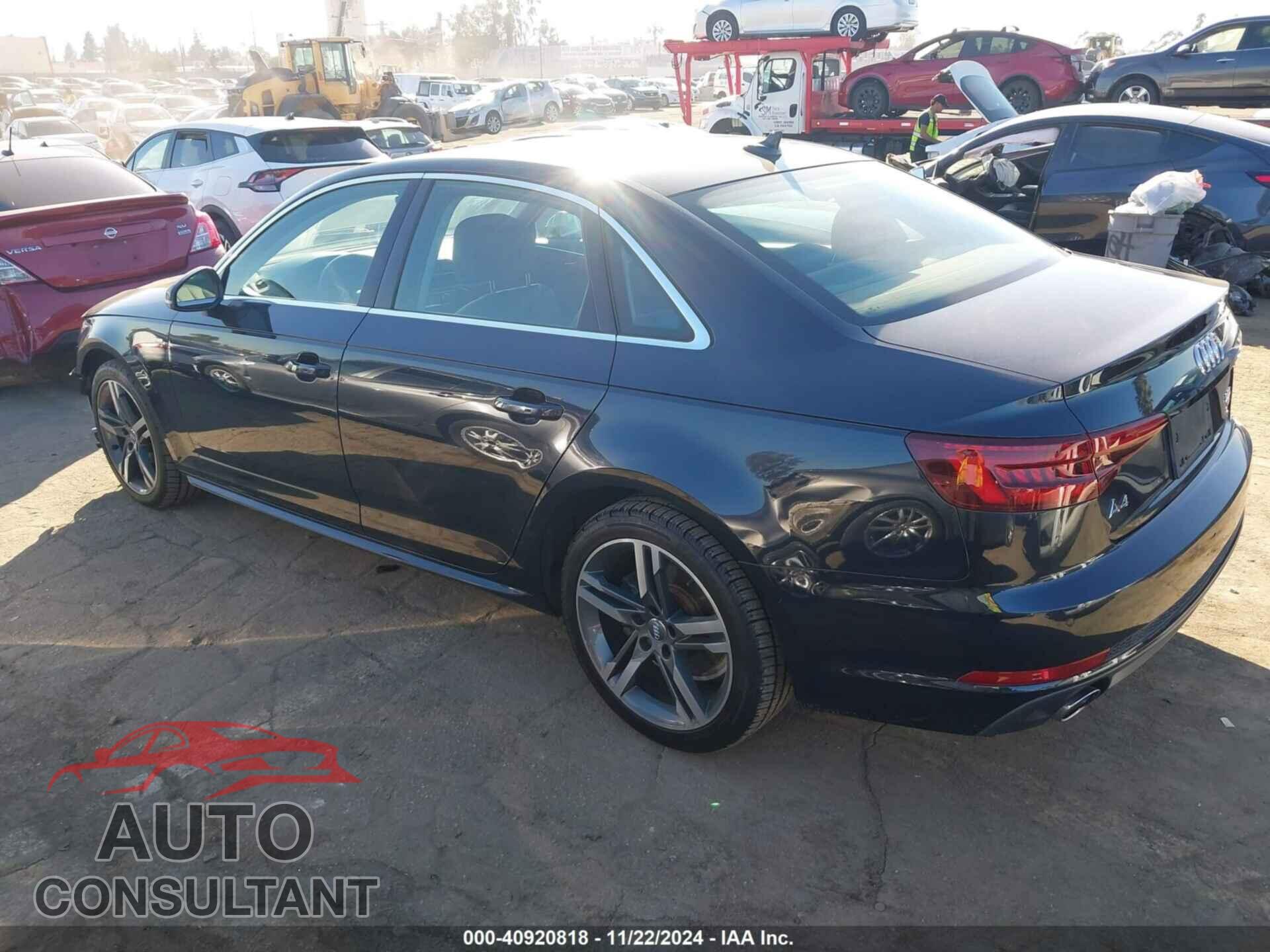 AUDI A4 2018 - WAULMAF41JA090608