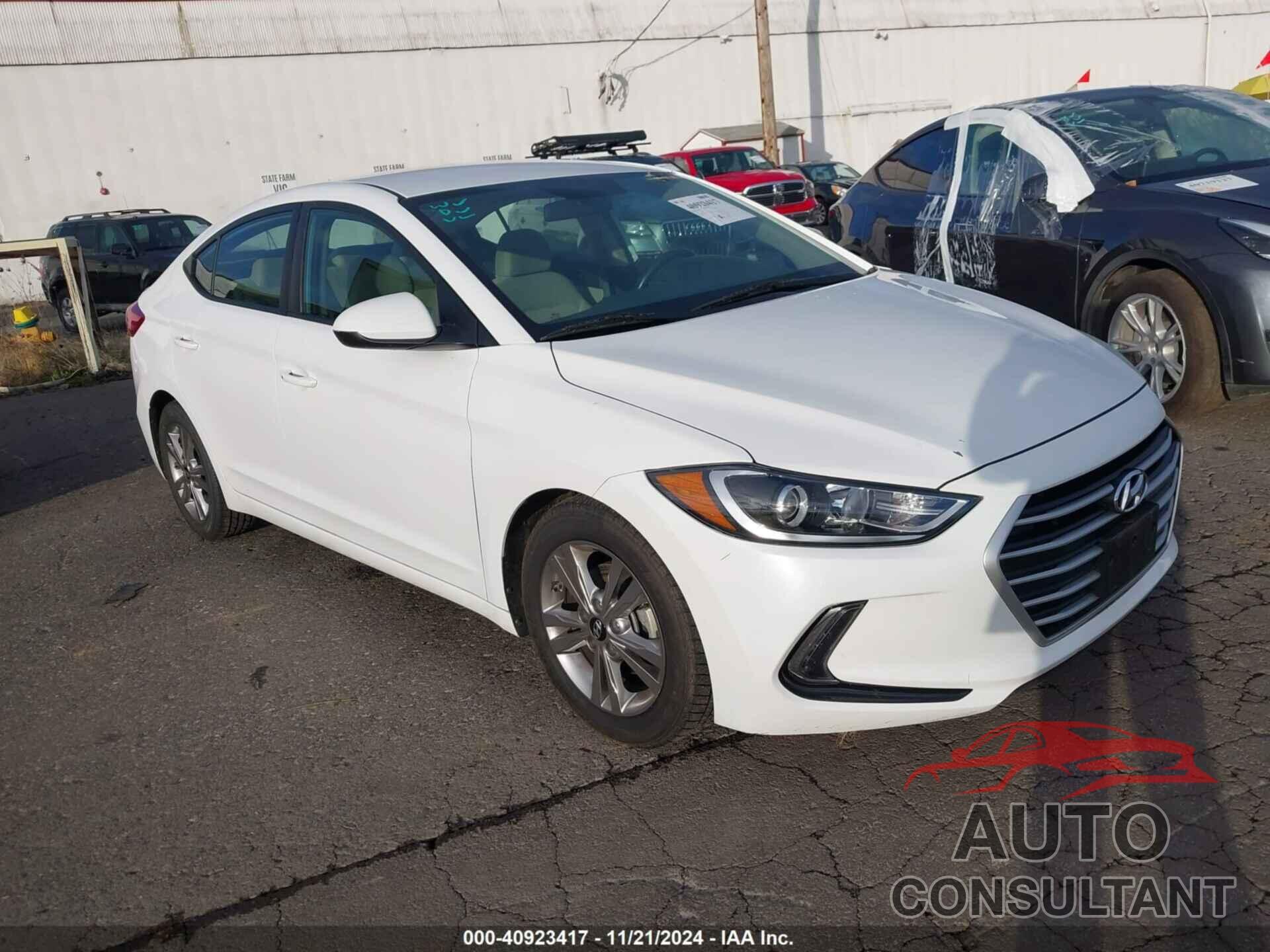 HYUNDAI ELANTRA 2017 - 5NPD84LF4HH041943