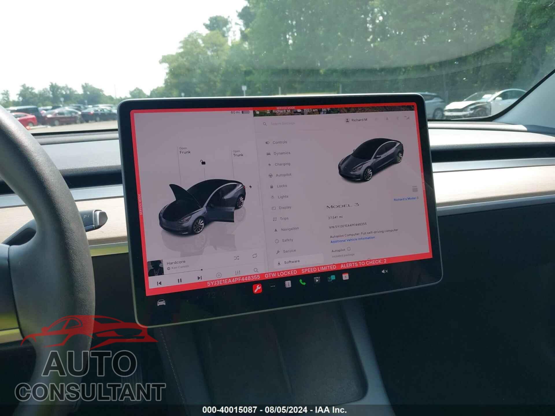 TESLA MODEL 3 2023 - 5YJ3E1EA4PF448355