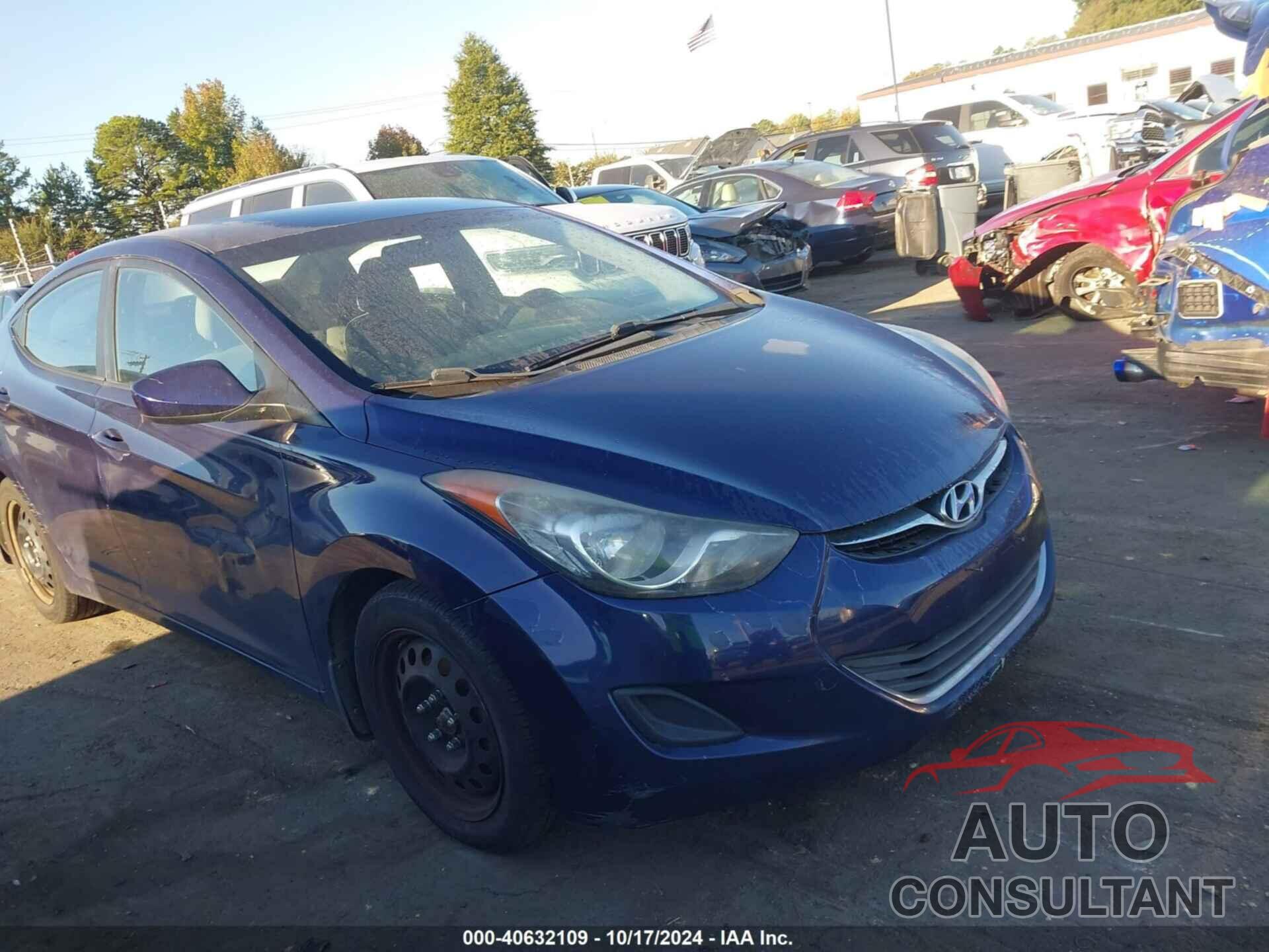 HYUNDAI ELANTRA 2013 - 5NPDH4AE5DH202417