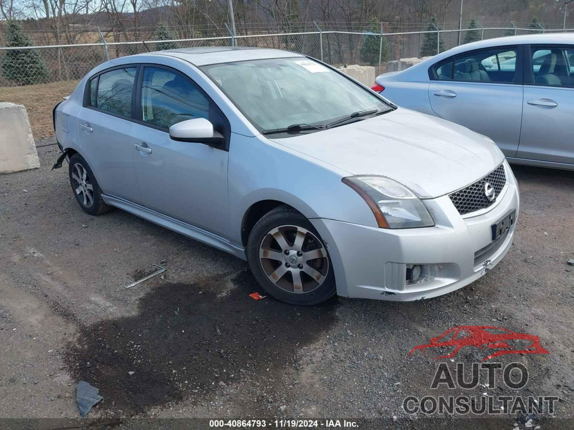 NISSAN SENTRA 2012 - 3N1AB6AP3CL745400