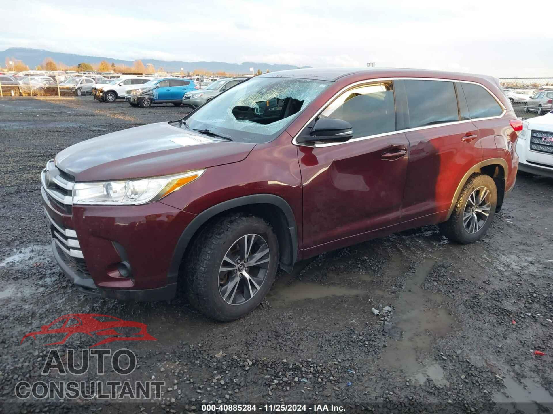 TOYOTA HIGHLANDER 2017 - 5TDBZRFH6HS459168
